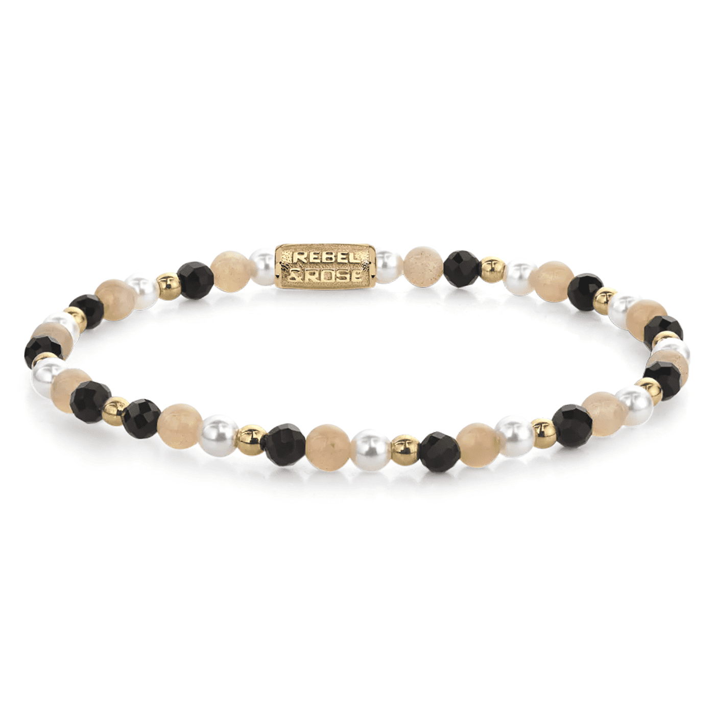 Armband Edelstahl gelb vergoldet Black Glam Rocks Party Armband Edelstahl gelb vergoldet Black Glam Rocks Party