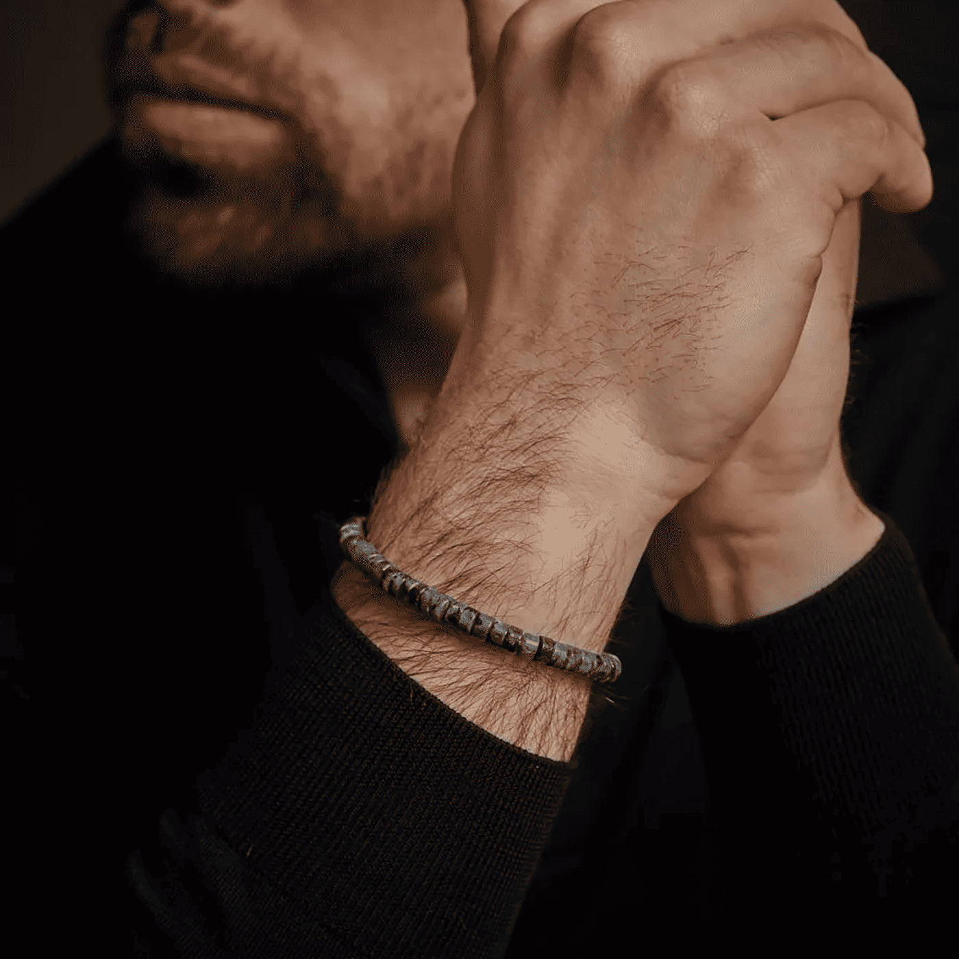 Armband Edelstahl Slices - Grey Seduction Armband Edelstahl Slices - Grey Seduction