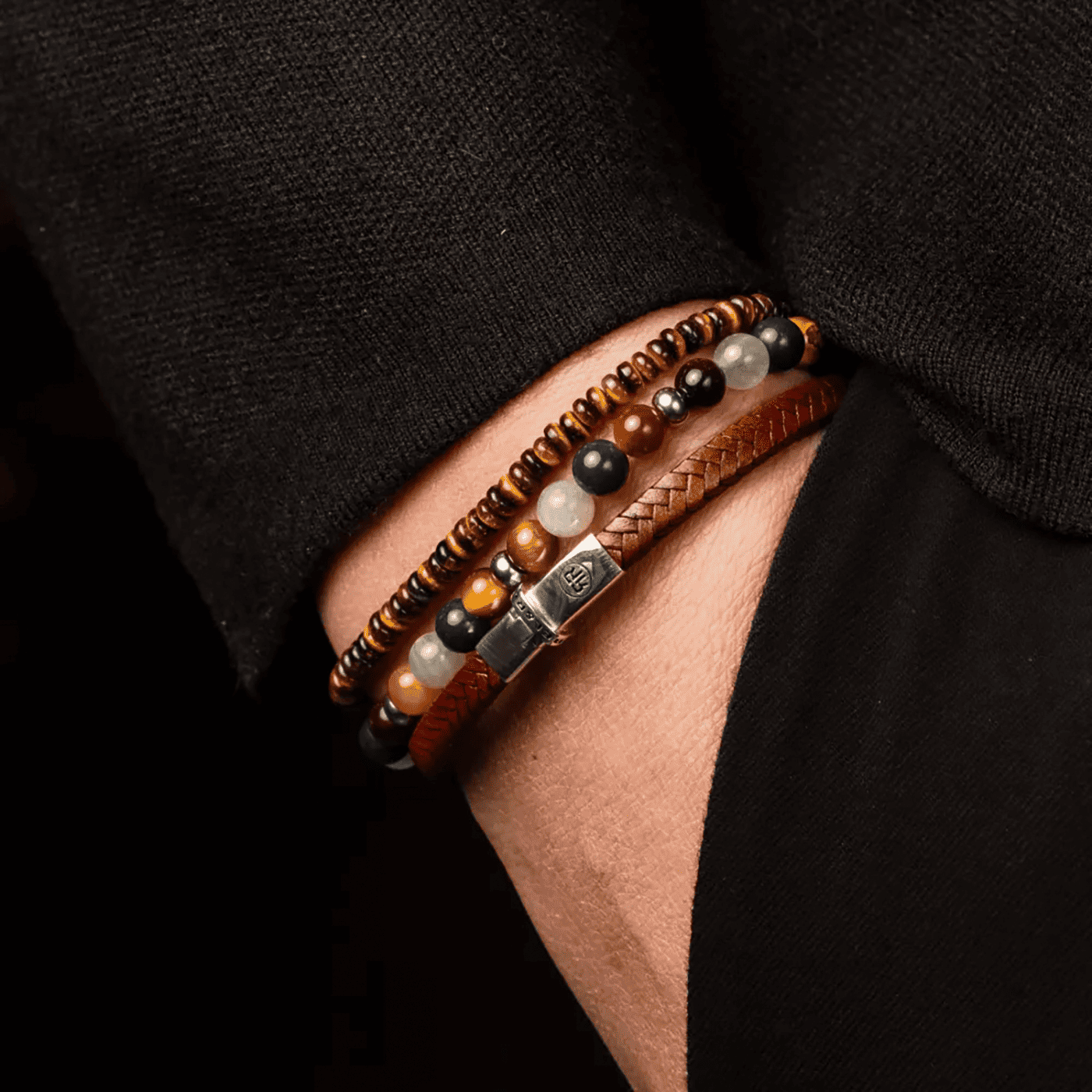 Armband Edelstahl Tiger Lily Round Slices Armband Edelstahl Tiger Lily Round Slices