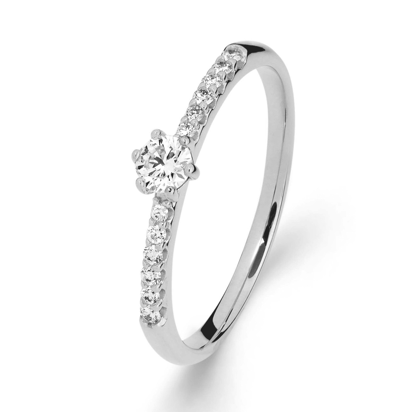 Ring Diamant zus. ca. 0,25 ct. 585er Weißgold Ariane Ring Diamant zus. ca. 0,25 ct. 585er Weißgold Ariane