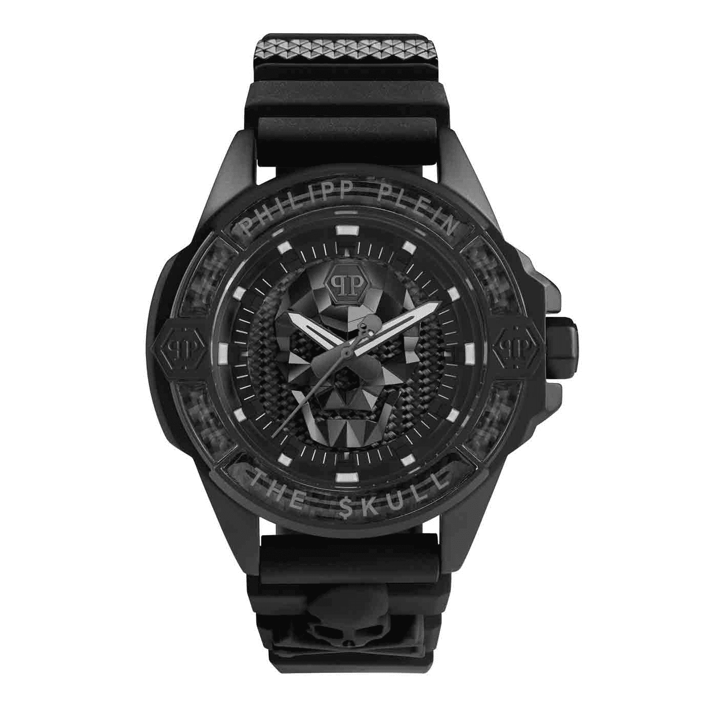 THE $KULL CARBON FIBER Quarz Uhr