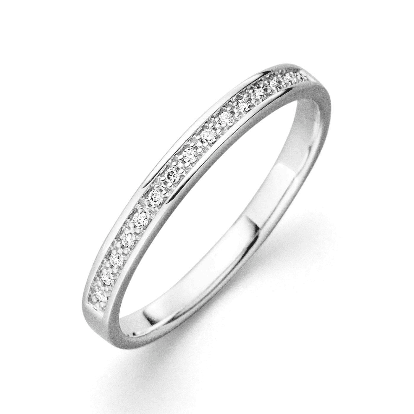 Ring Diamant zus. ca. 0,05 ct. 375er Weißgold Ring Diamant zus. ca. 0,05 ct. 375er Weißgold