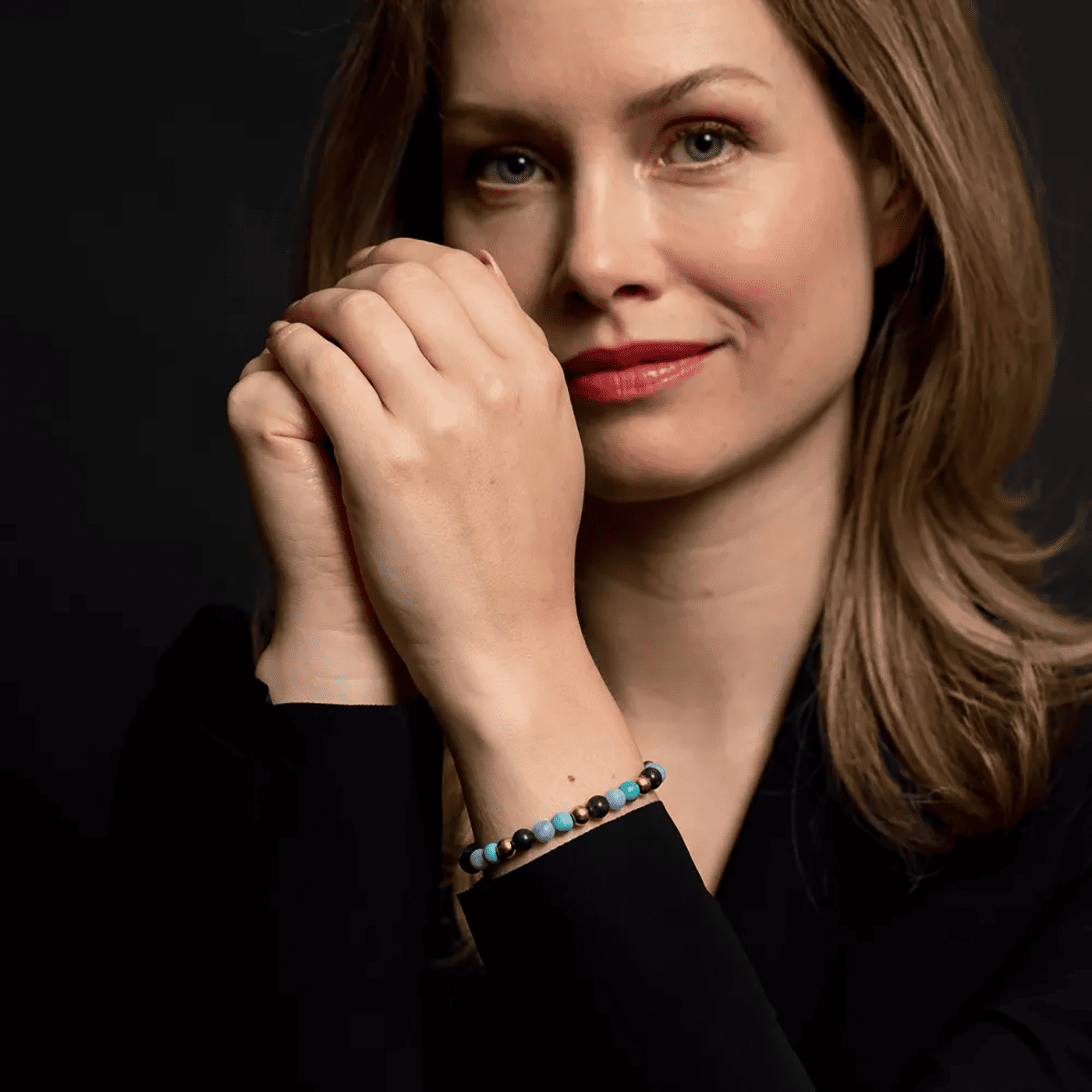 Armband Edelstahl gelb vergoldet Winter Blues Armband Edelstahl gelb vergoldet Winter Blues