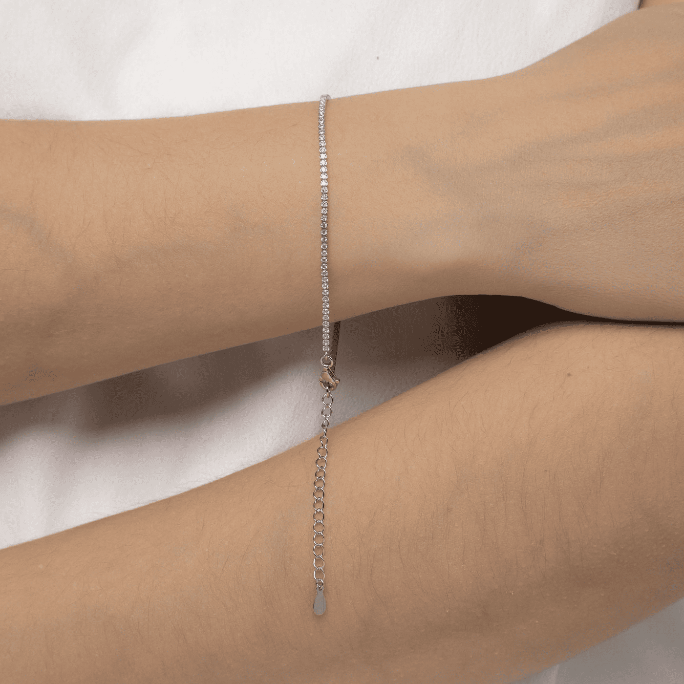 Armband Zirkonia 925er Silber  Armband Zirkonia 925er Silber