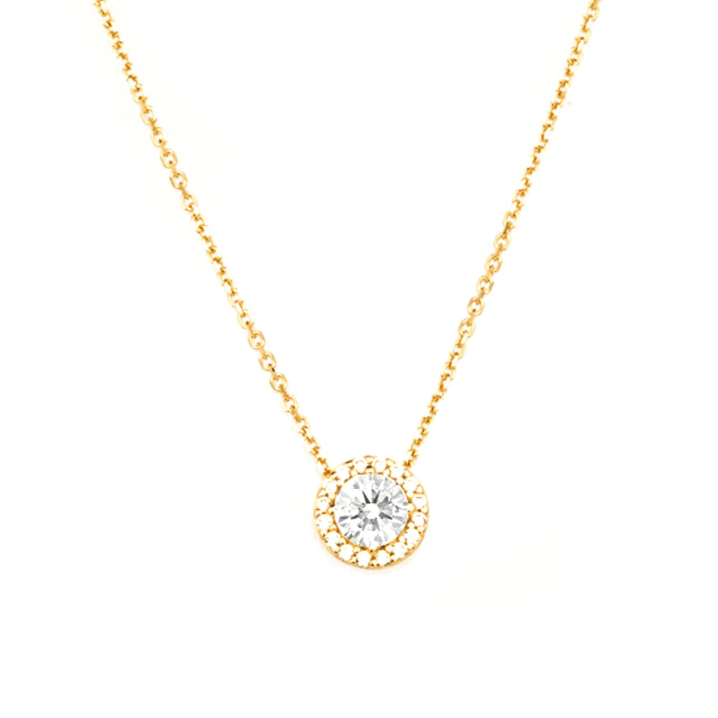 Kette Zirkonia 375er bicolor  Kette Zirkonia 375er bicolor