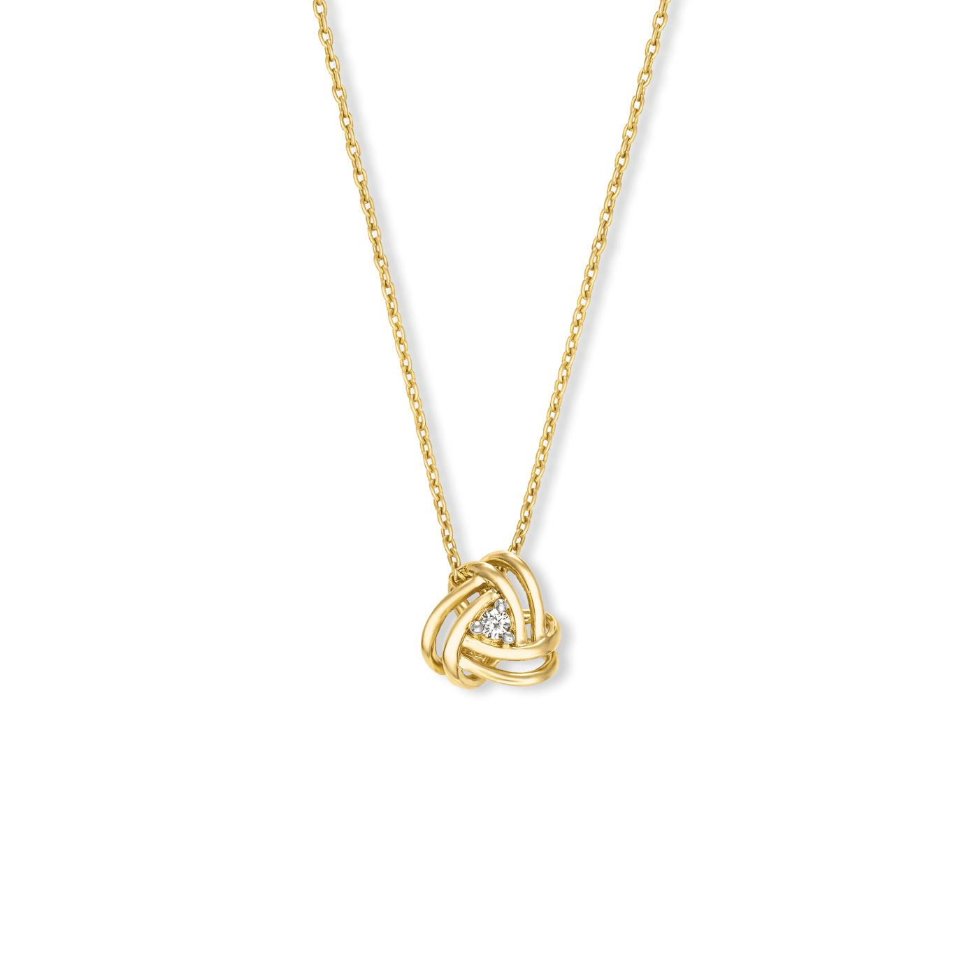 Kette Diamant zus. ca. 0,015ct. 375er Gelbgold Kette Diamant zus. ca. 0,015ct. 375er Gelbgold