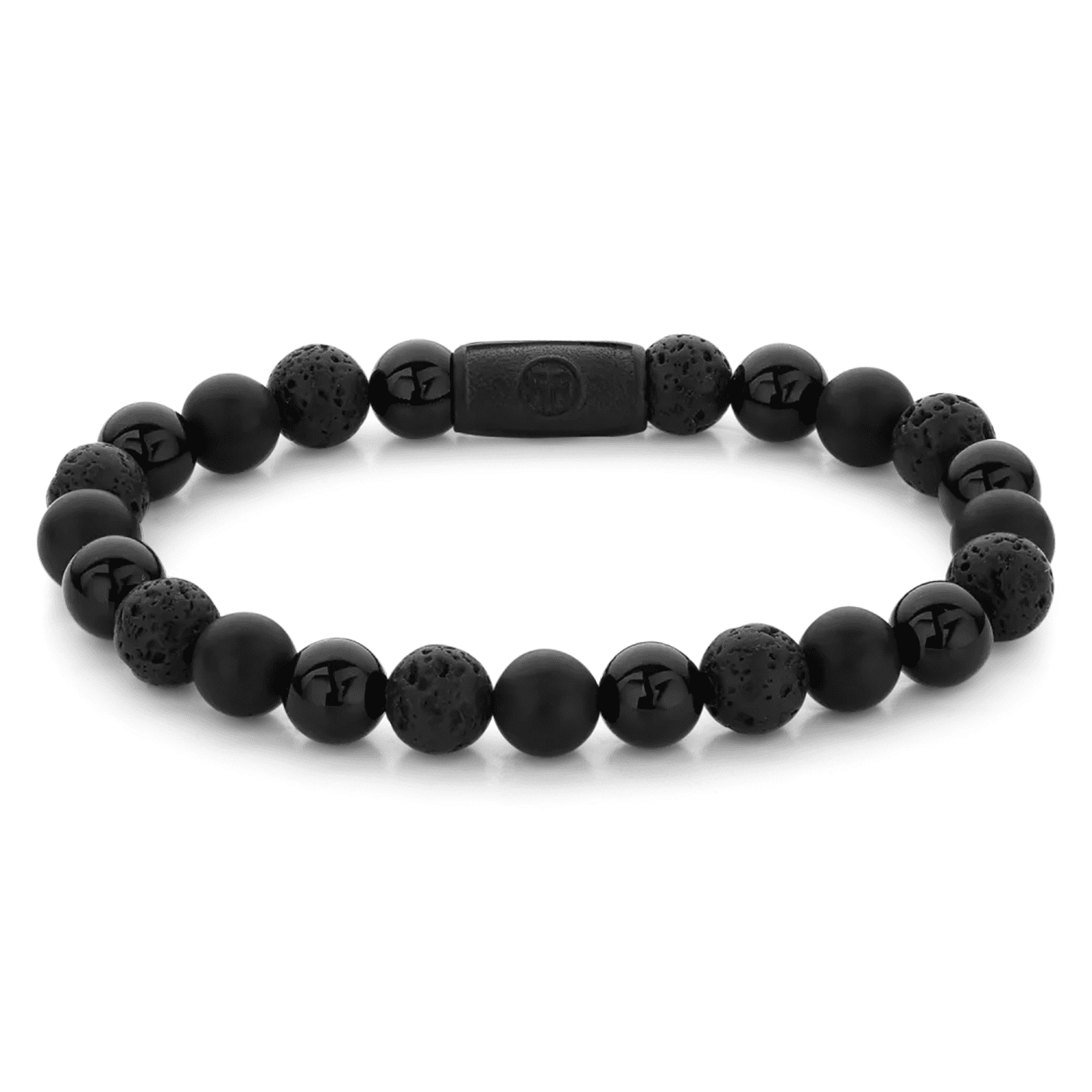 Armband Edelstahl schwarz Black Rocks - All-Black Armband Edelstahl schwarz Black Rocks - All-Black