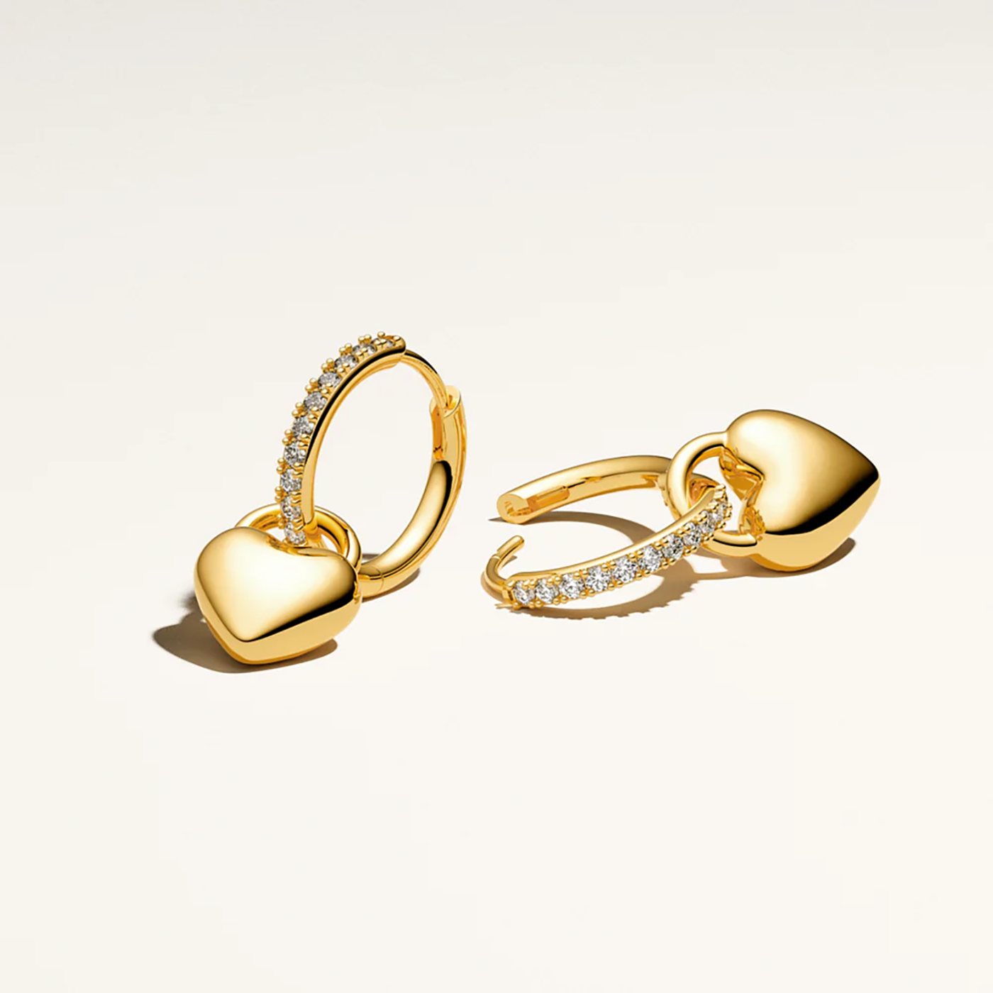 Ohrringe Zirkonia 925er Silber gelb vergoldet Julia