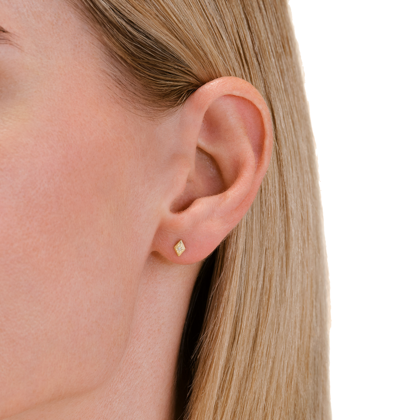 Ohrringe syn. Diamant zus. 0,011ct. 585er Gelbgold Regalia Ohrringe syn. Diamant zus. 0,011ct. 585er Gelbgold Regalia