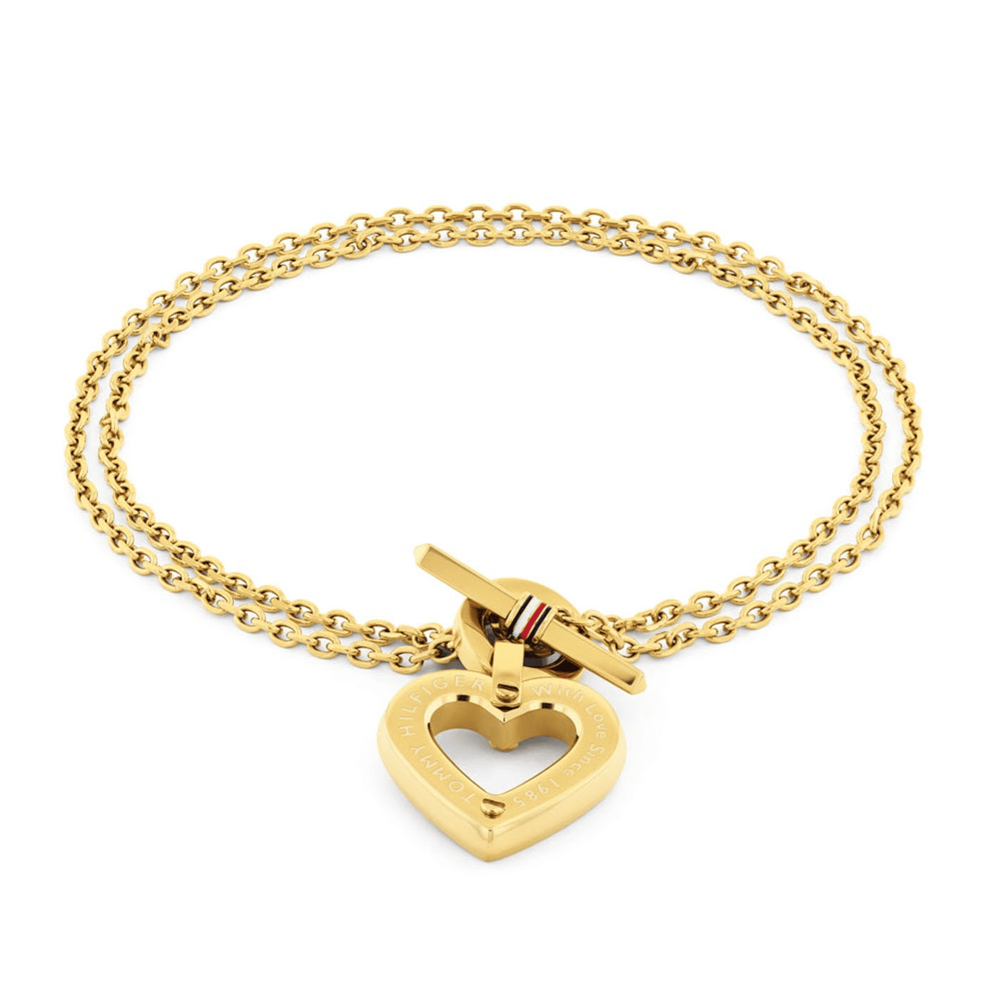 Armband Edelstahl gelb vergoldetToggle Heart Armband Edelstahl gelb vergoldetToggle Heart