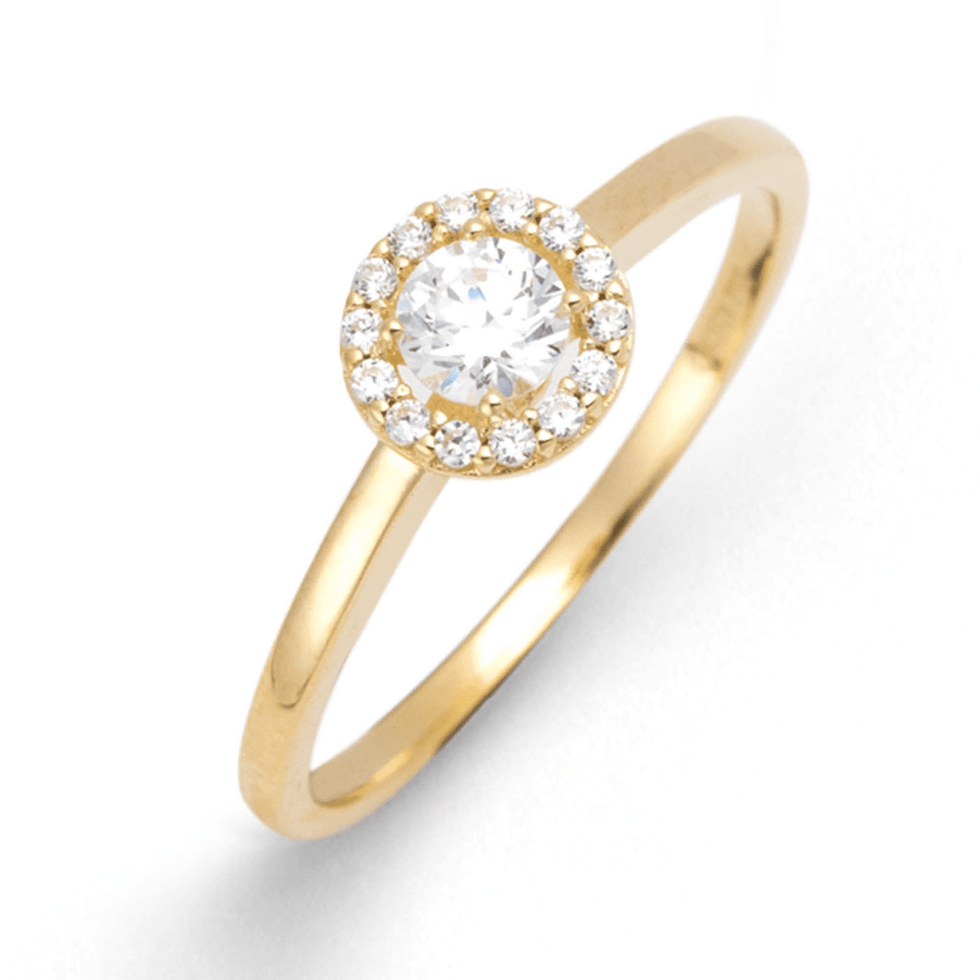 Ring Zirkonia 375er Gelbgold  Ring Zirkonia 375er Gelbgold