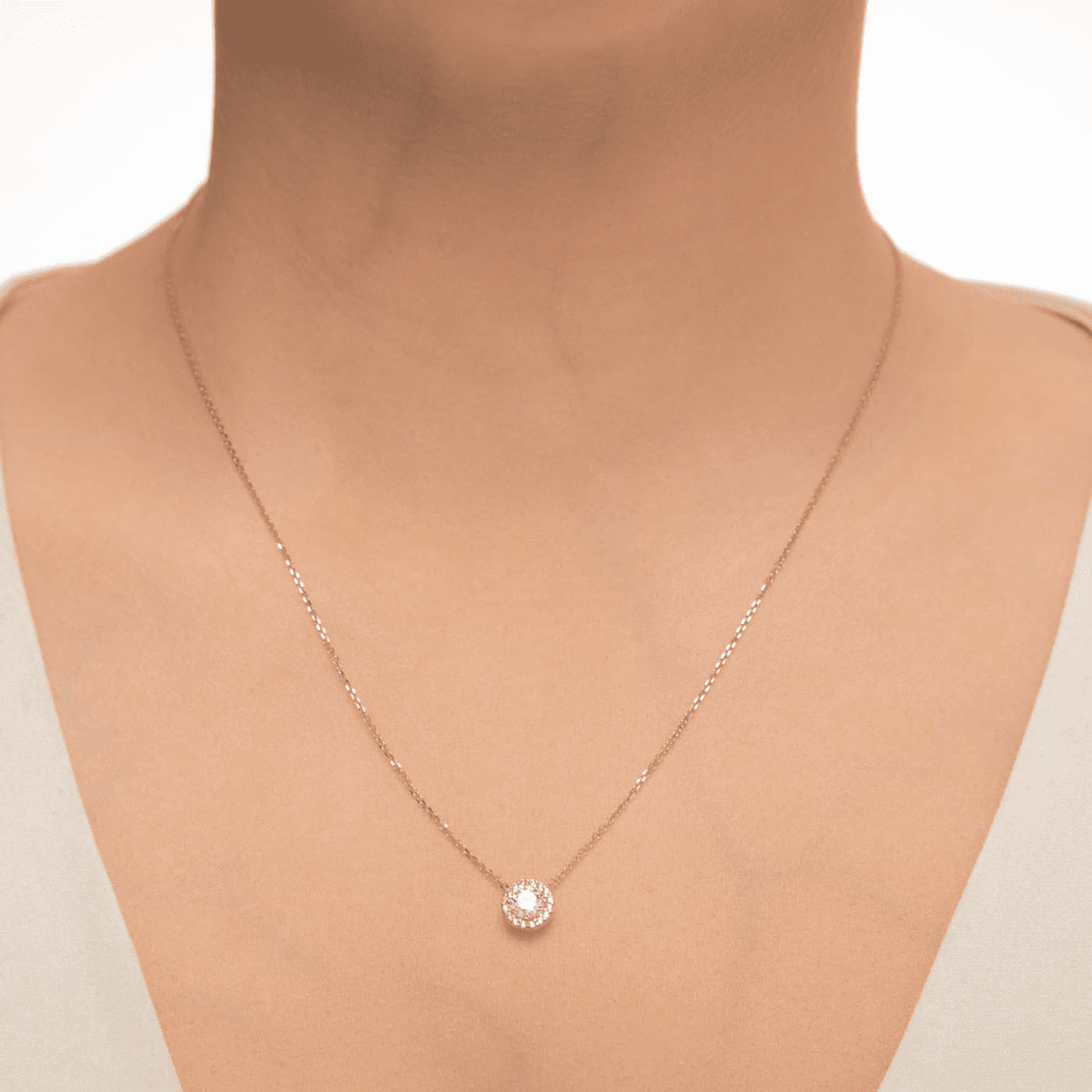 Kette Zirkonia 375er bicolor 
