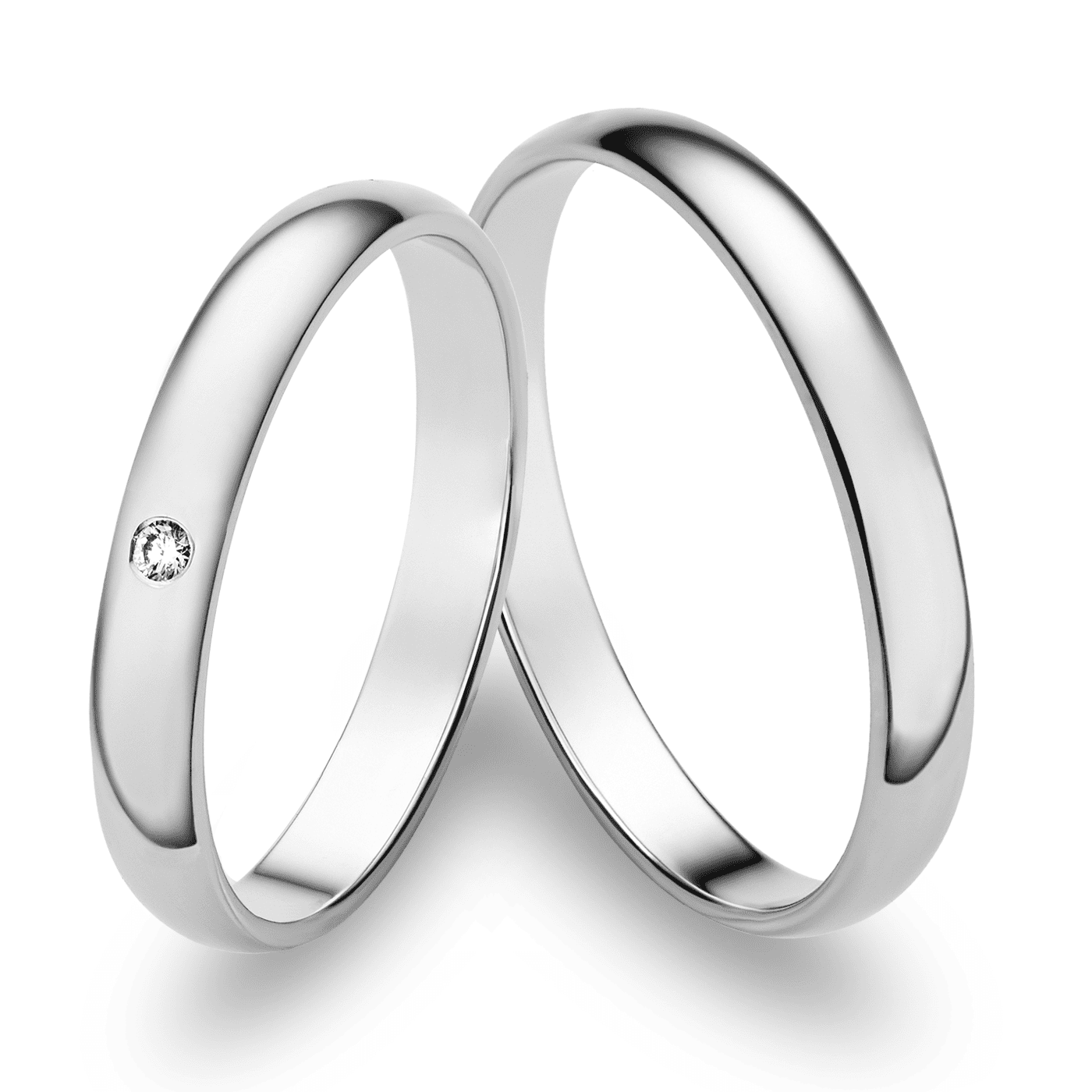 Trauring 585er Weißgold Wiesbaden Trauring 585er Weißgold Wiesbaden