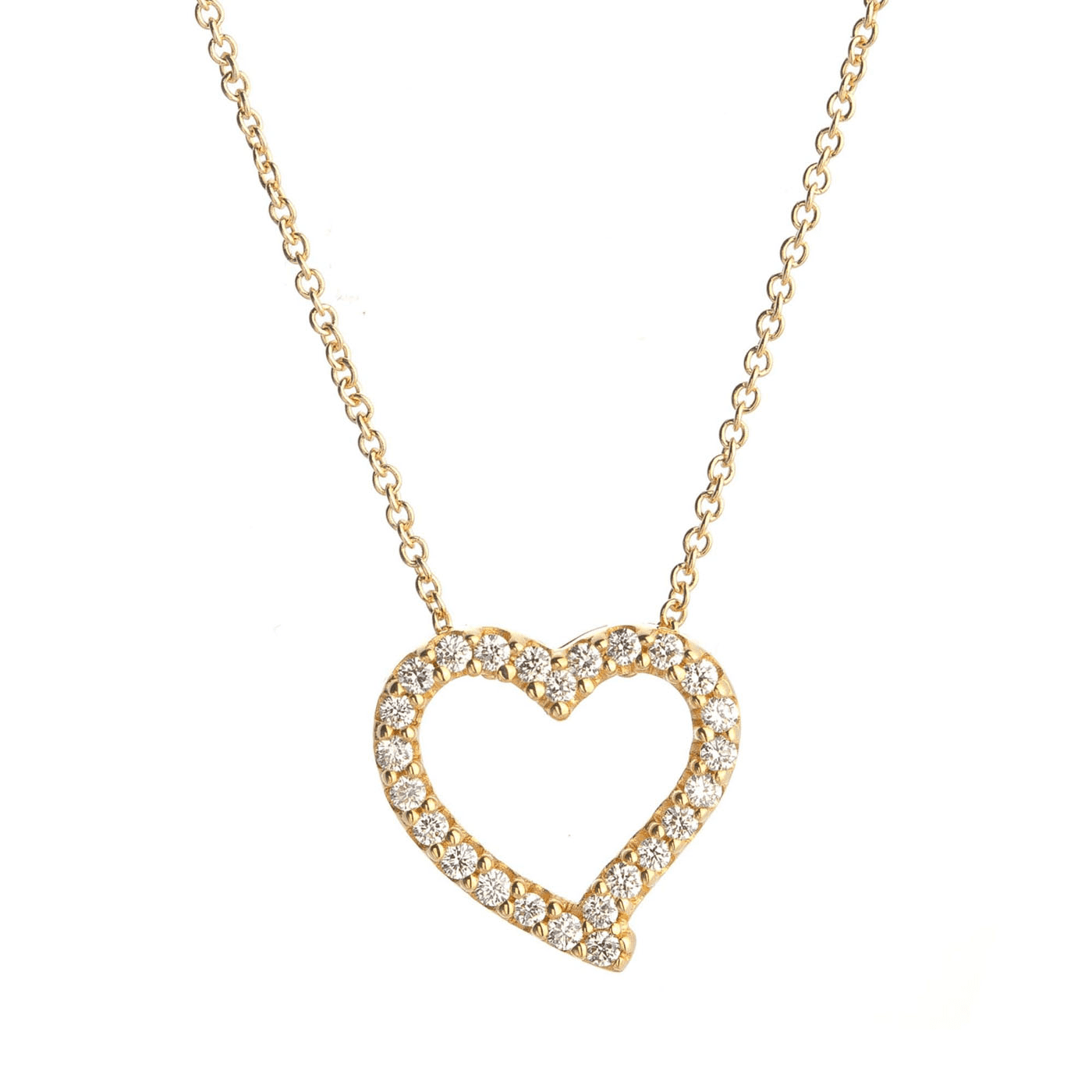 Kette Diamant zus. ca. 0,10 ct. 375er Gelbgold Kette Diamant zus. ca. 0,10 ct. 375er Gelbgold