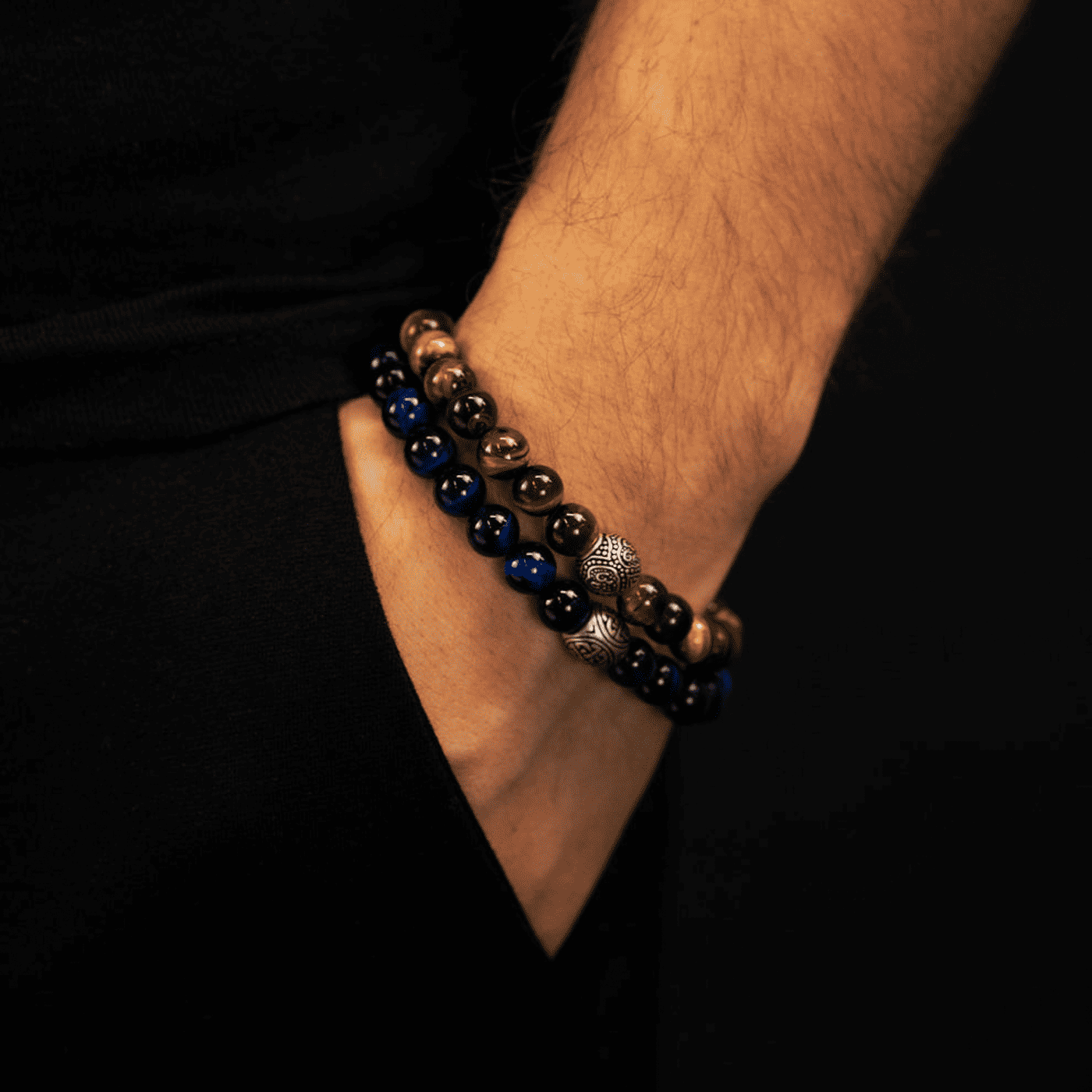 Edelsteinarmband Wikinger