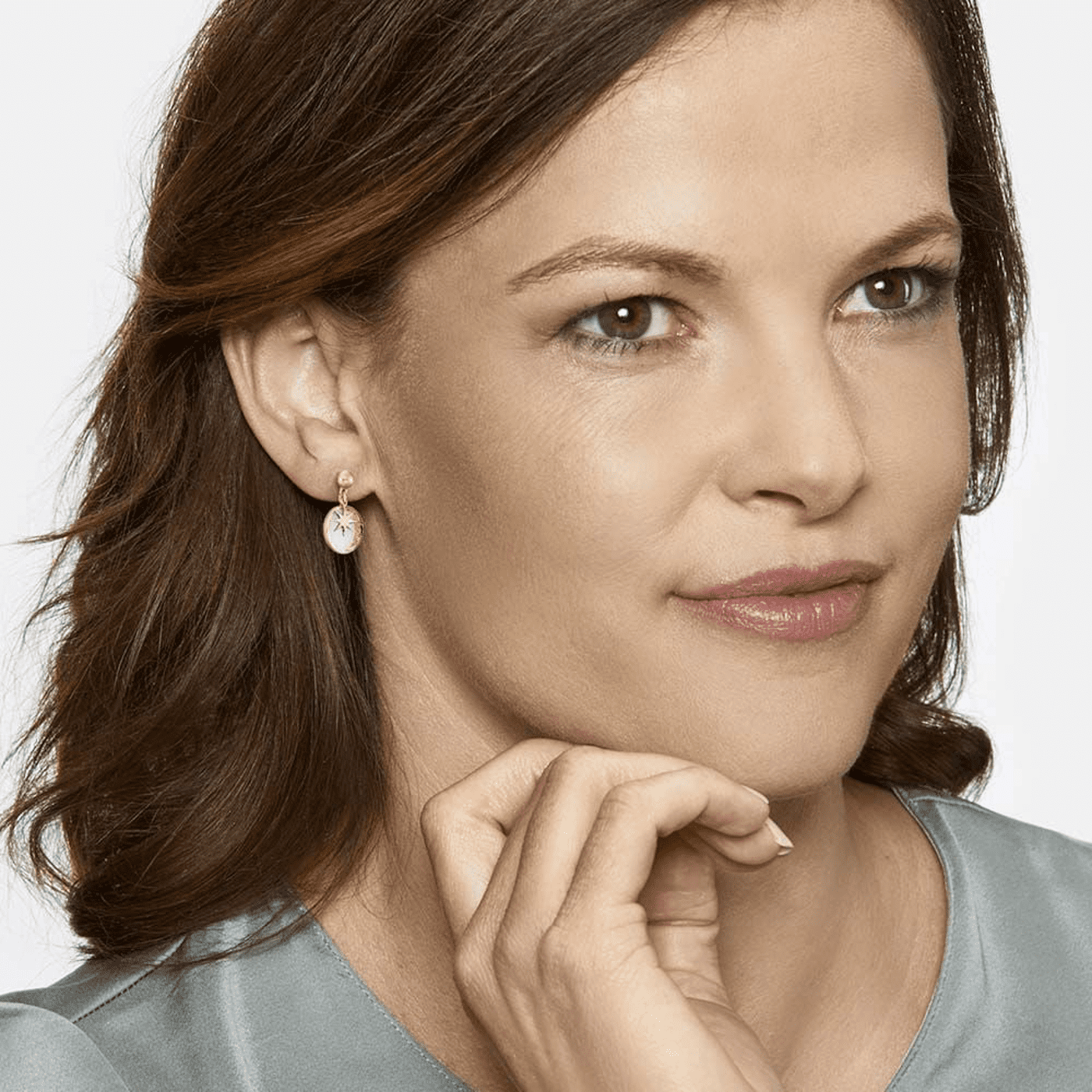 Ohrringe Emaille 925er Silber gelb vergoldet Sonne, Mond & Stern Ohrringe Emaille 925er Silber gelb vergoldet Sonne, Mond & Stern