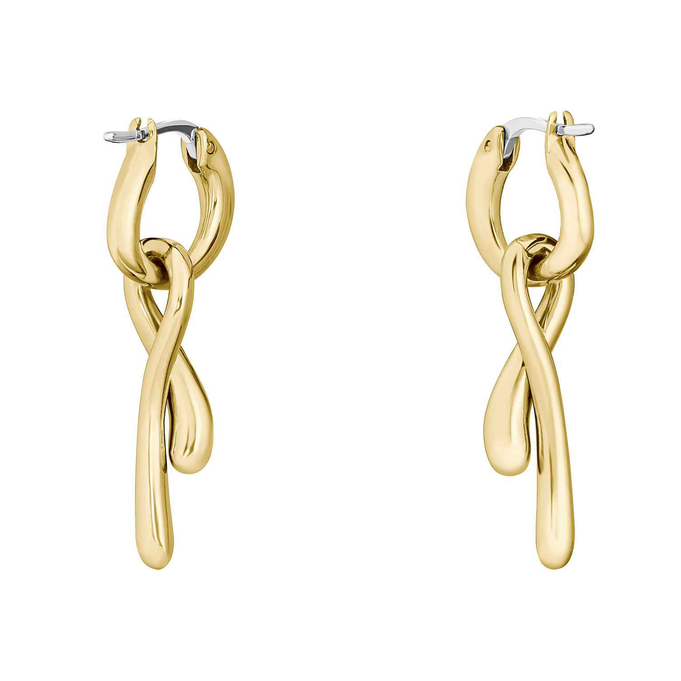 Ohrringe Edelstahl biclor Gloss Ohrringe Edelstahl biclor Gloss