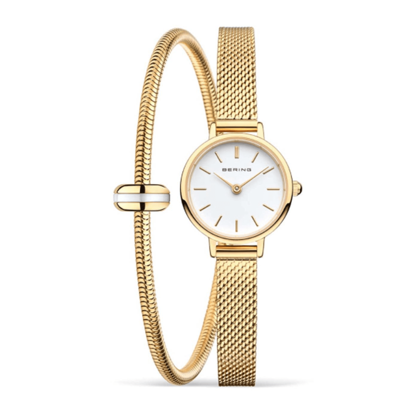 Uhr und Armband Set Edelstahl gelb vergoldet Classic Quarz  Uhr und Armband Set Edelstahl gelb vergoldet Classic Quarz