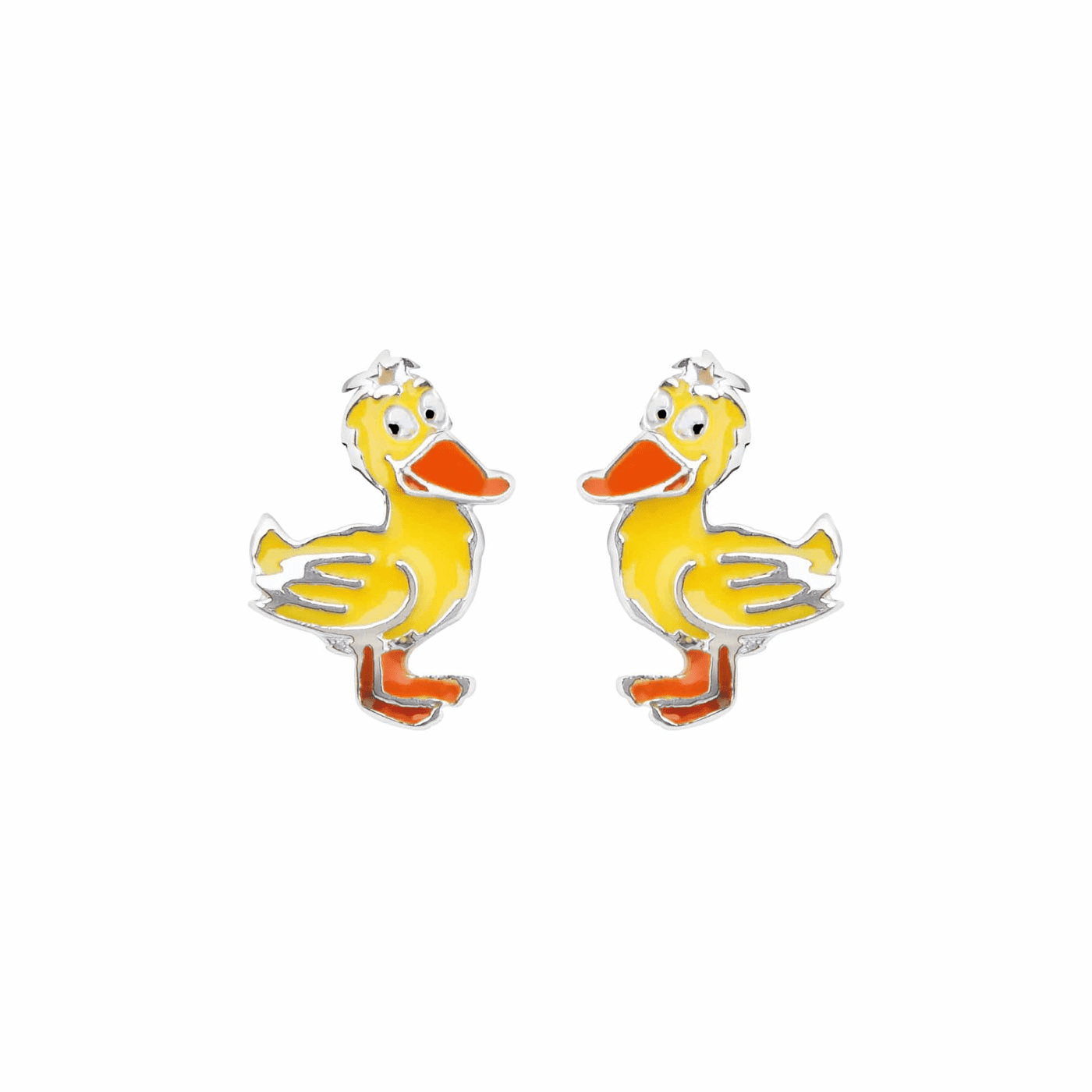Ohrringe 925er Silber Ente Flatterhaft Ohrringe 925er Silber Ente Flatterhaft
