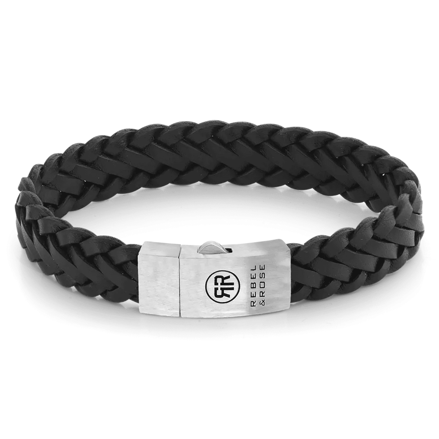 Armband 925er Silber Braided Raw Matt Black Armband 925er Silber Braided Raw Matt Black