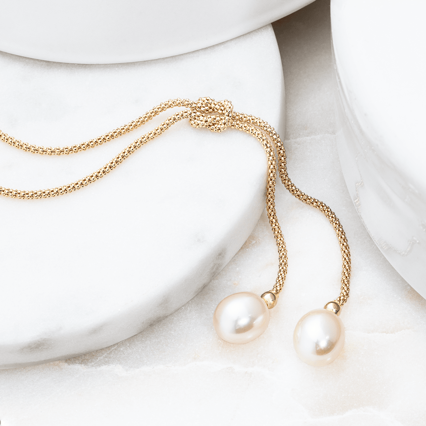 Perlenkette 925er Silber vergoldet Süßwasser-Zuchtperle Perlenkette 925er Silber vergoldet Süßwasser-Zuchtperle