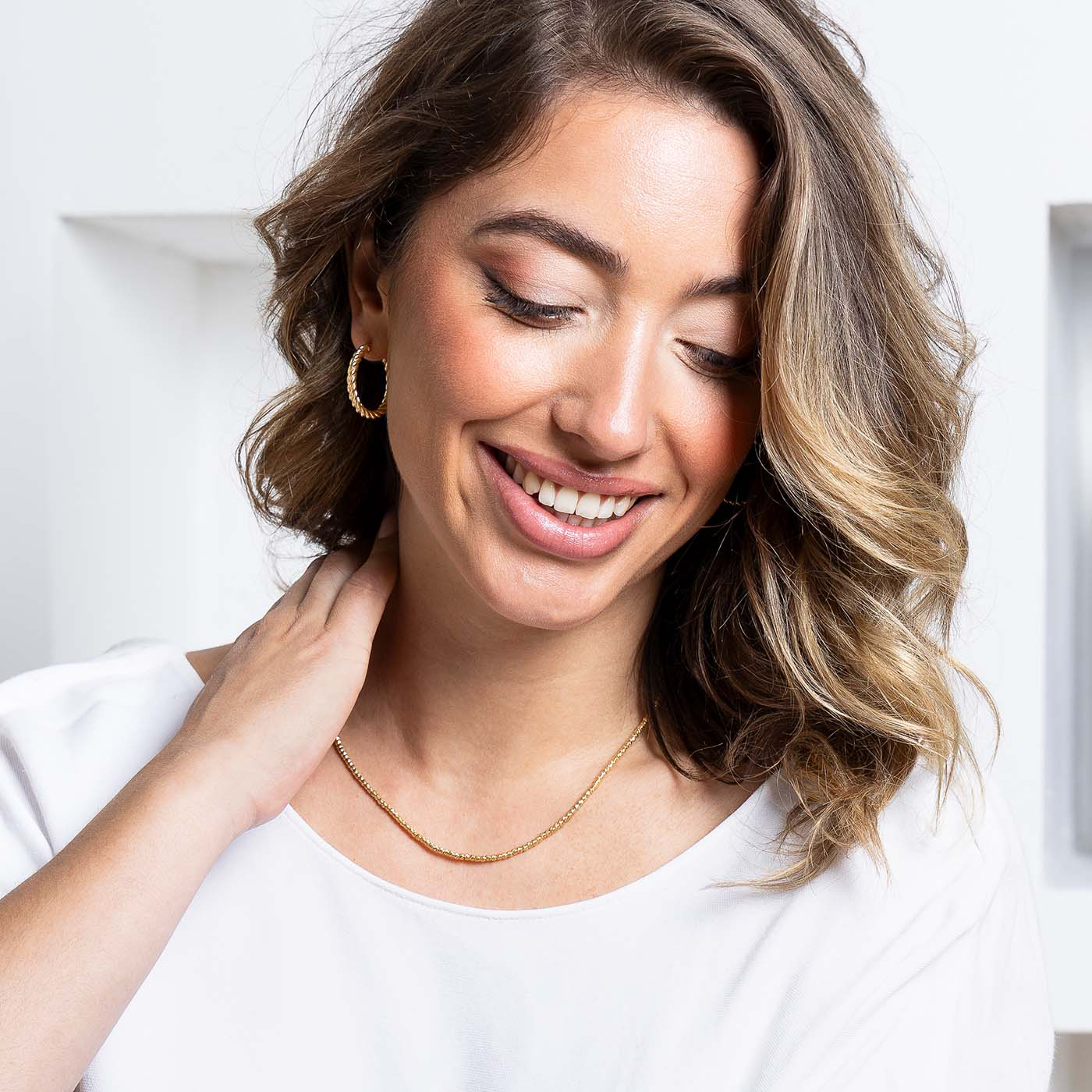 Creolen 925er Silber vergoldet  Creolen 925er Silber vergoldet