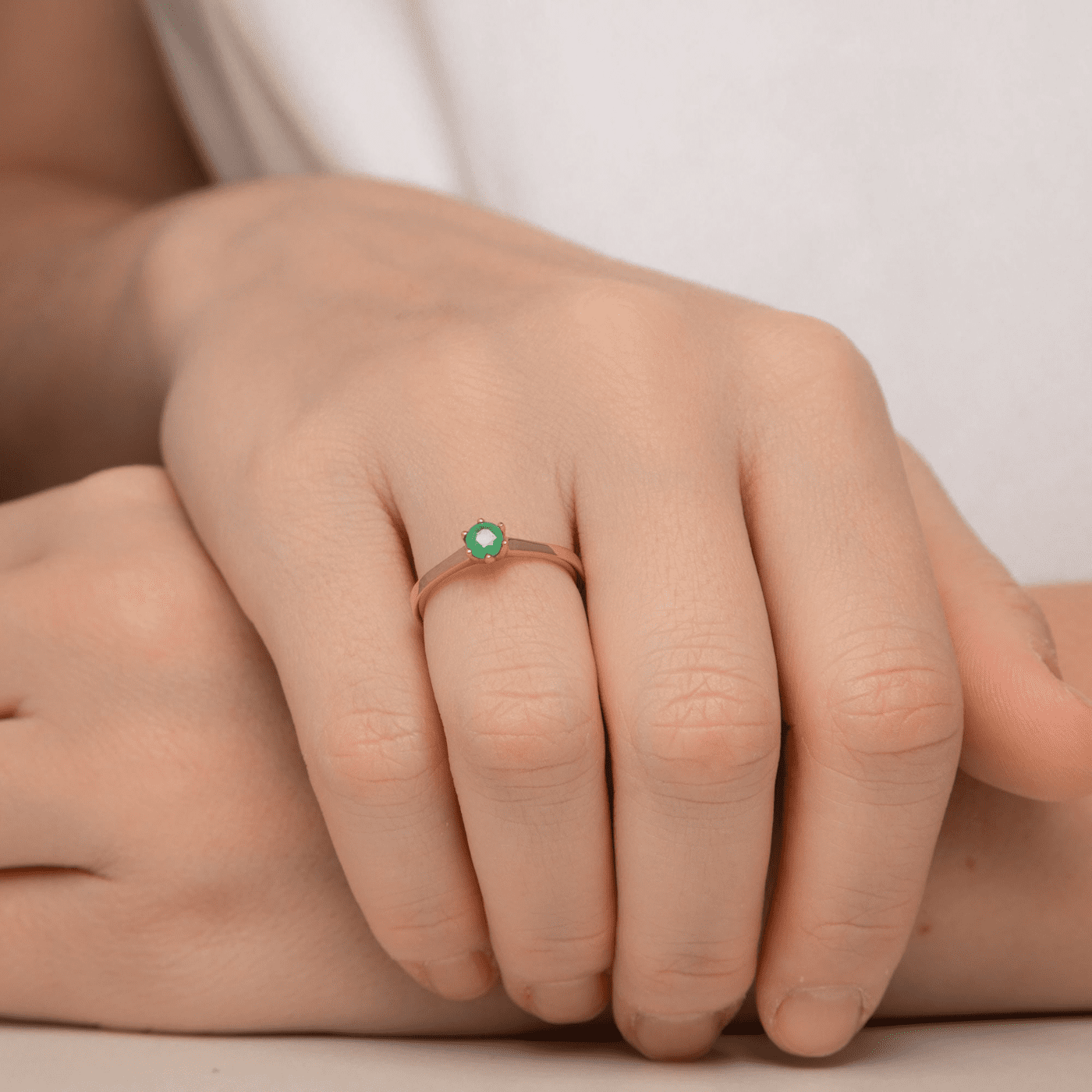 Edelsteinring 333er Gelbgold Edelsteinring 333er Gelbgold