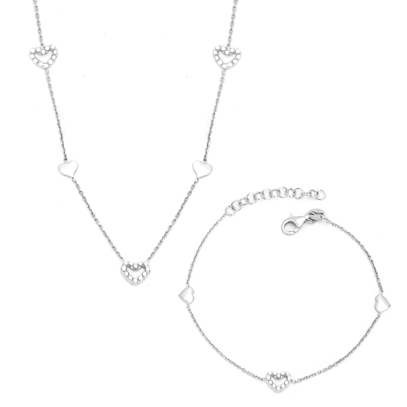 Schmuck-Set 925er Silber Valentinsspecial Schmuck-Set 925er Silber Valentinsspecial