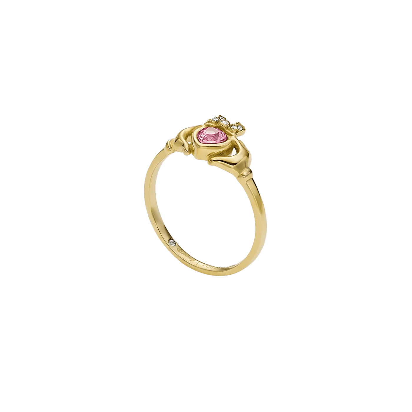 Ring Zirkonia Edelstahl gelb vergoldet Minnie Mouse Ring Zirkonia Edelstahl gelb vergoldet Minnie Mouse