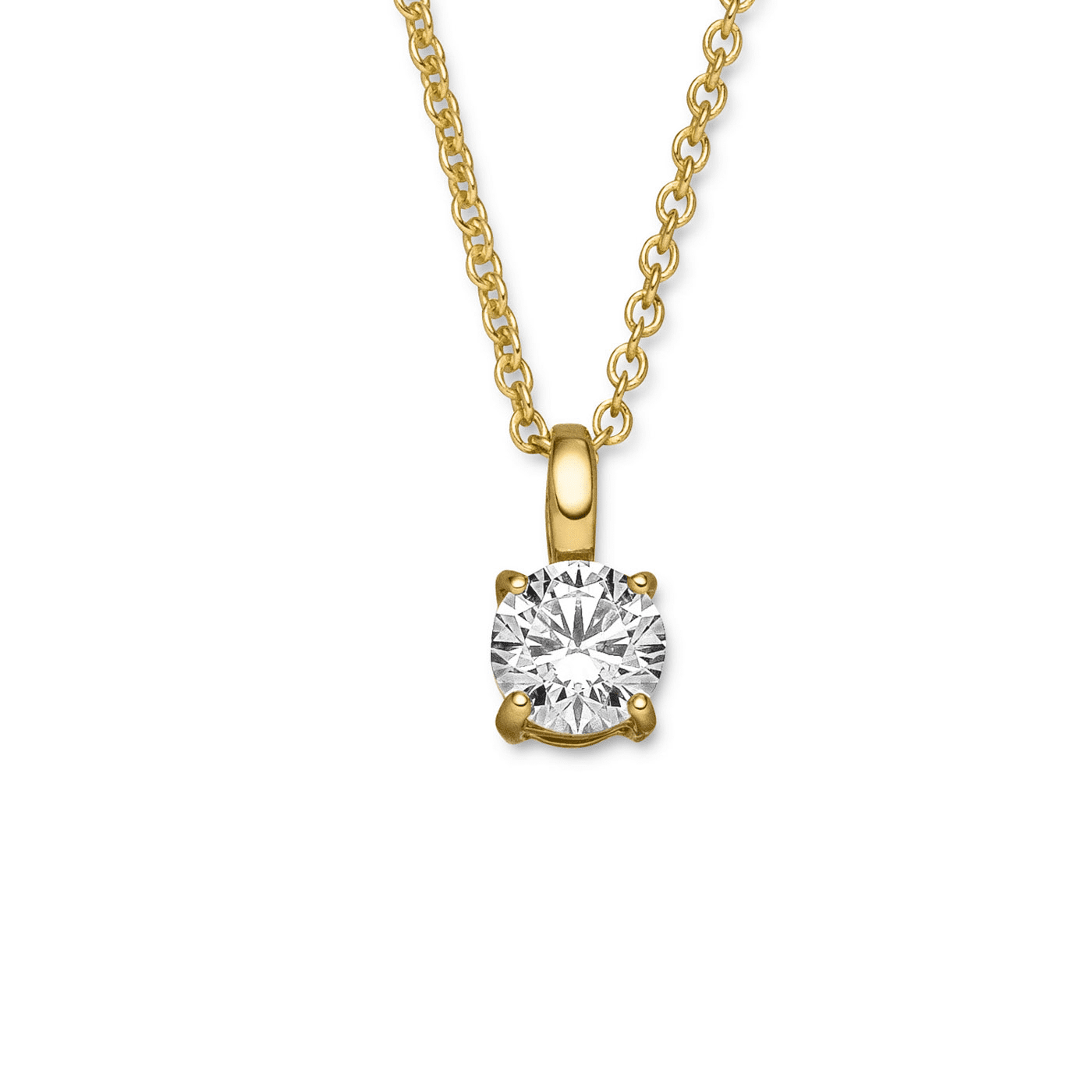 Kette Zirkonia 333er Gelbgold  Kette Zirkonia 333er Gelbgold