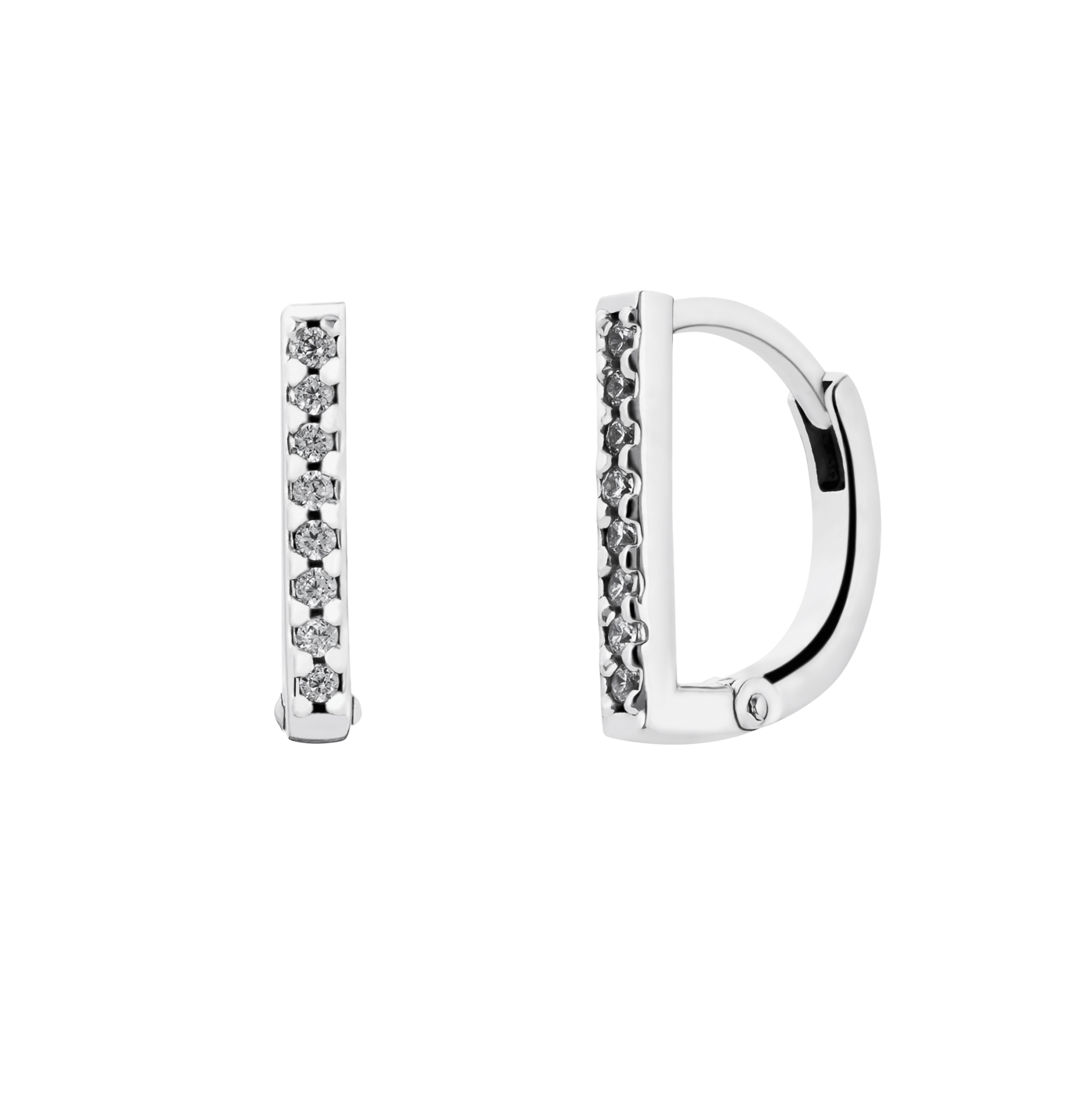 Creolen Zirkonia 925er Silber Creolen Zirkonia 925er Silber