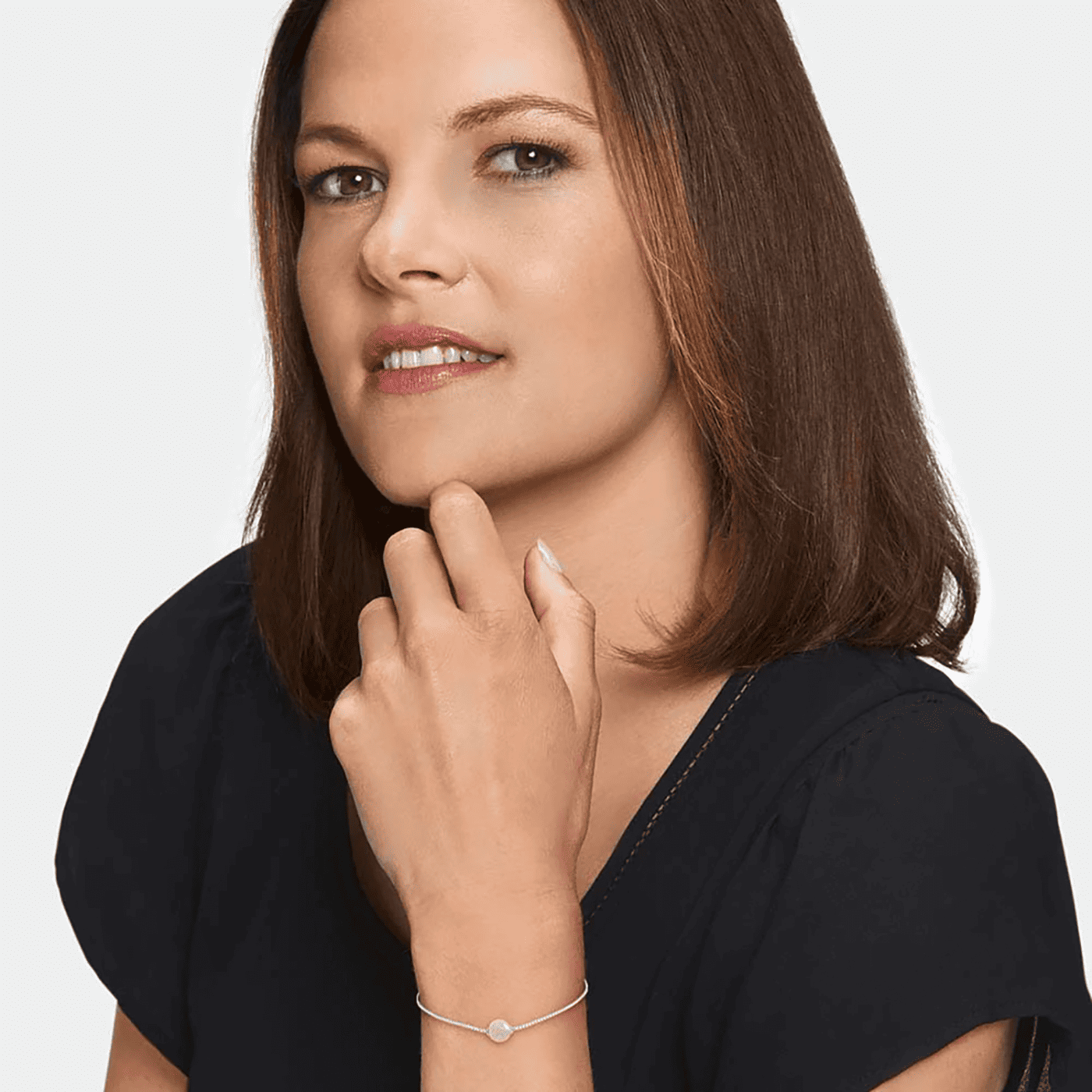 Armband 925er Silber Powerful Stone