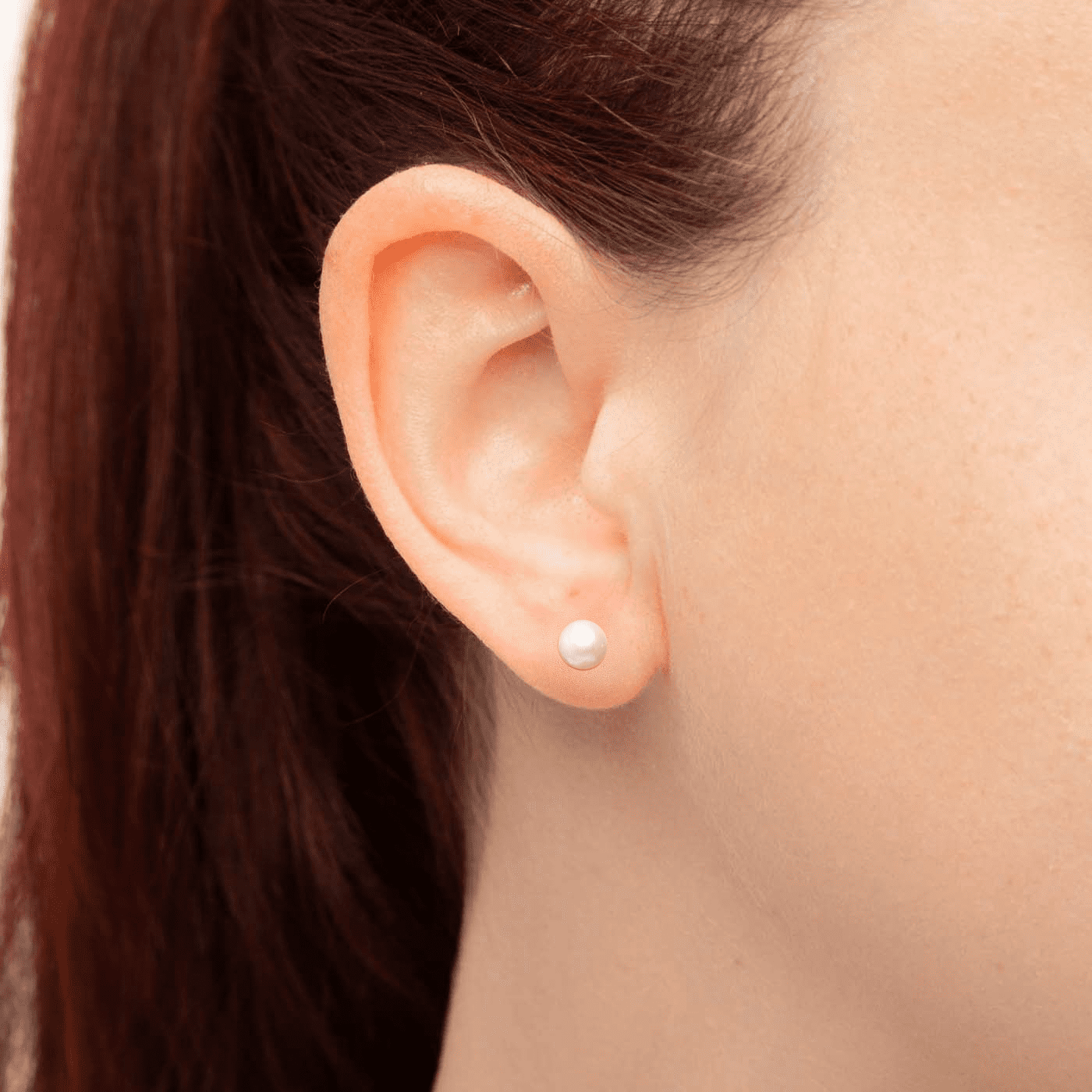 Perlenohrringe 375er Gelbgold Süßwasser-Zuchtperle