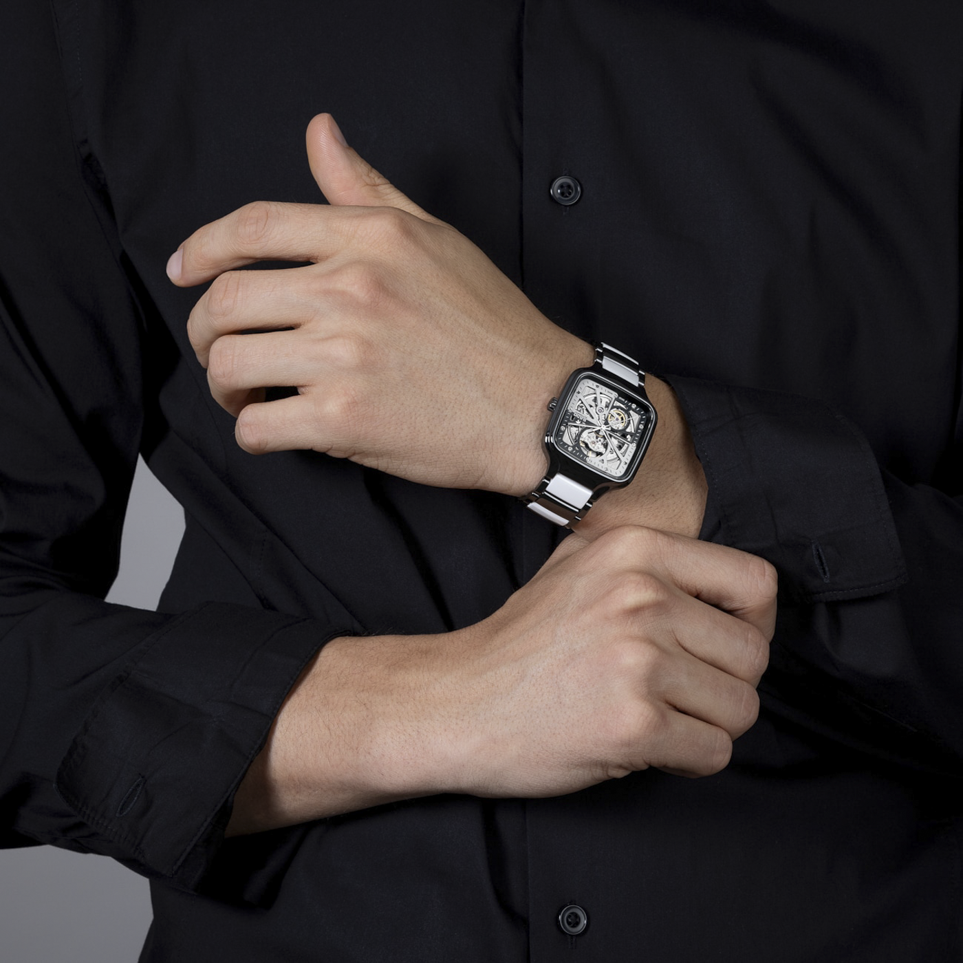 True Square Automatic Open Heart Diamonds Limited Edition Automatik Uhr