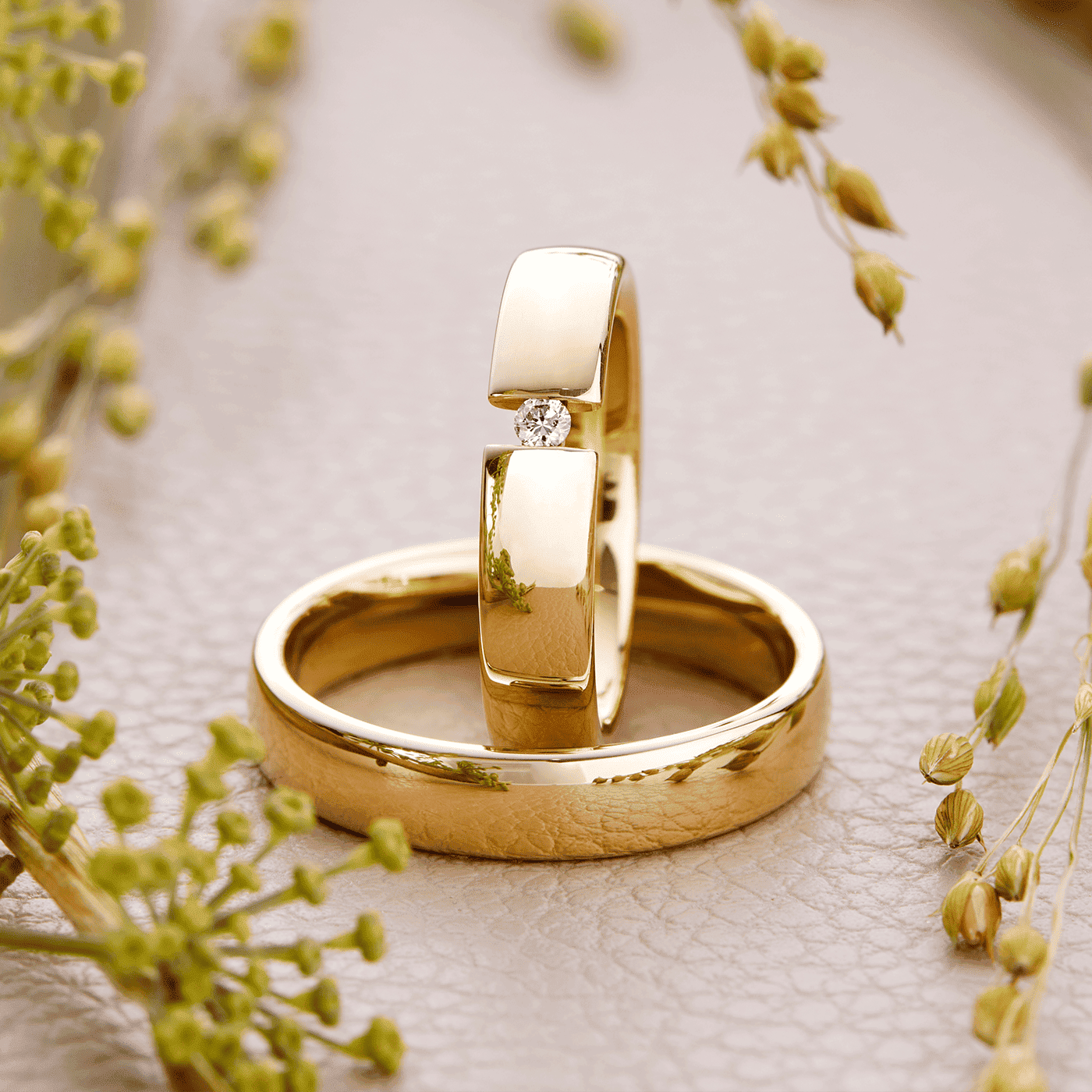 Trauring 585er Gelbgold Arosa