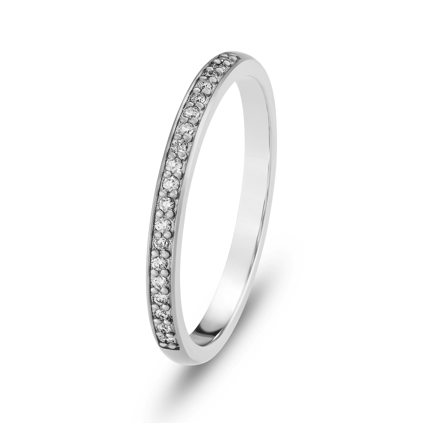 Trauring ca. 0,08 ct. 600er Platin Tokio Trauring ca. 0,08 ct. 600er Platin Tokio