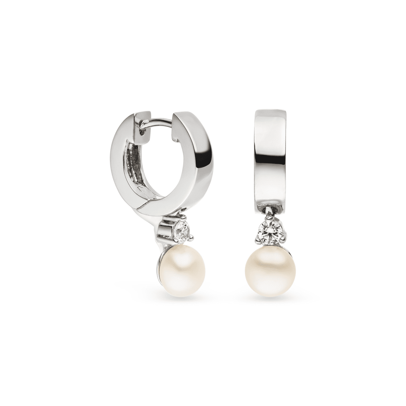 Creolen Zirkonia 925er Silber  Creolen Zirkonia 925er Silber