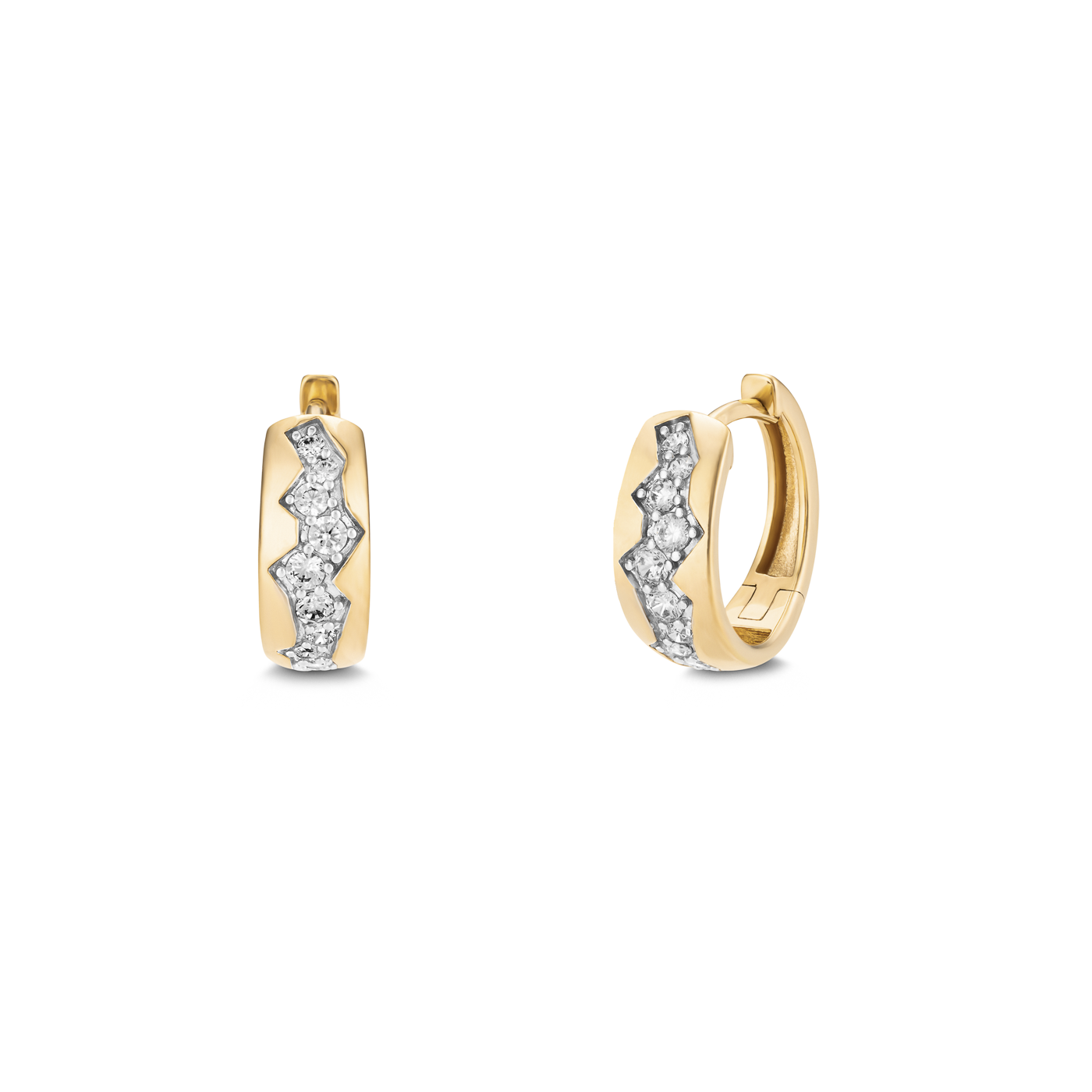 Creole Zirkonia 333er Gelbgold Creole Zirkonia 333er Gelbgold