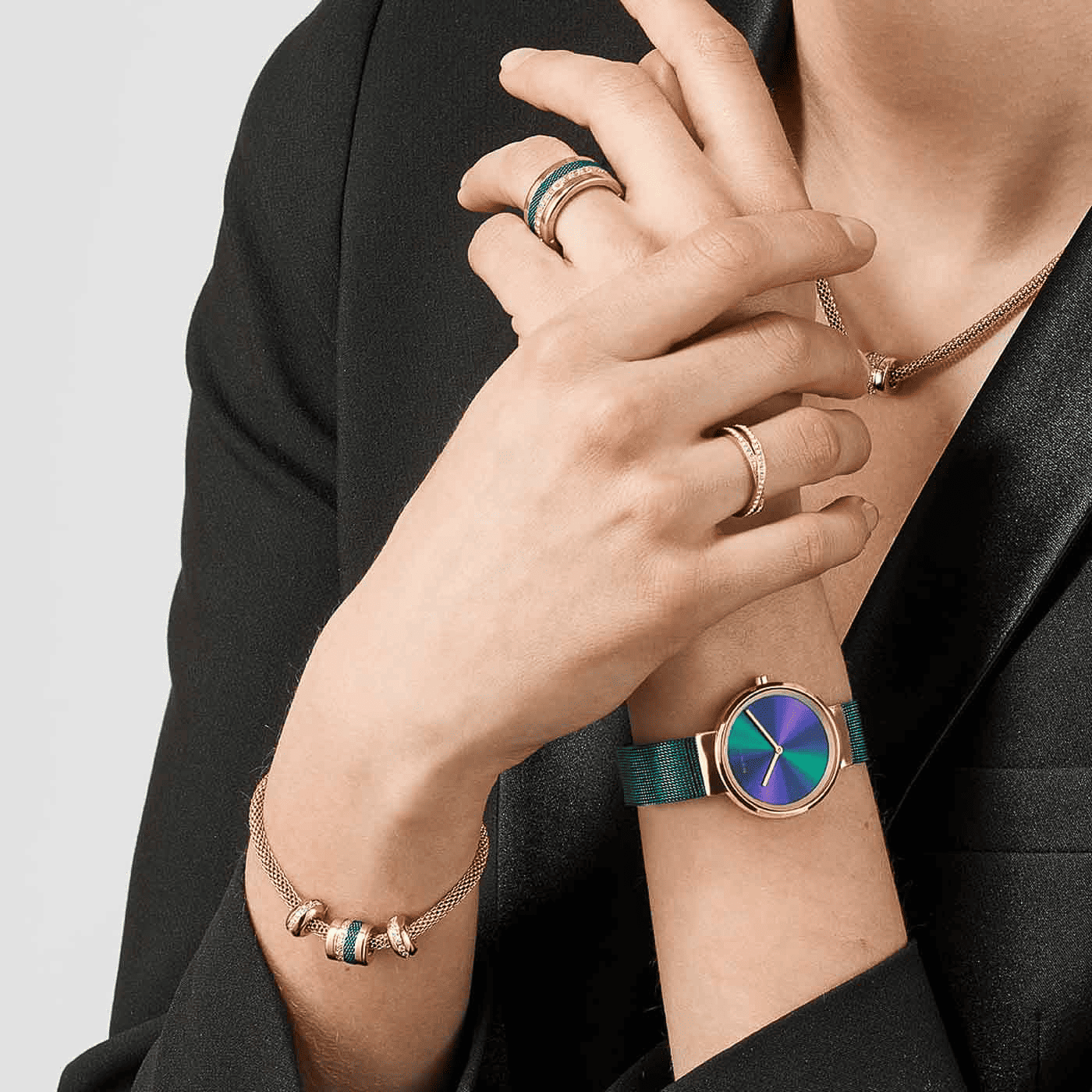 Ring Zirkonia Edelstahl gelb vergoldet Arctic Symphony Ring Zirkonia Edelstahl gelb vergoldet Arctic Symphony