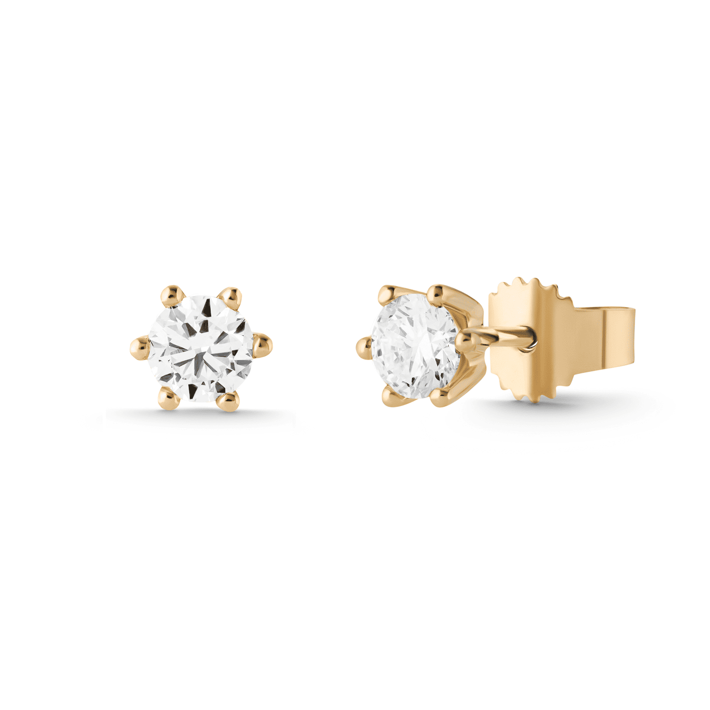 Ohrringe Diamant zus. ca. 0,50 ct. 585er Gelbgold Select Solitär Ohrringe Diamant zus. ca. 0,50 ct. 585er Gelbgold Select Solitär
