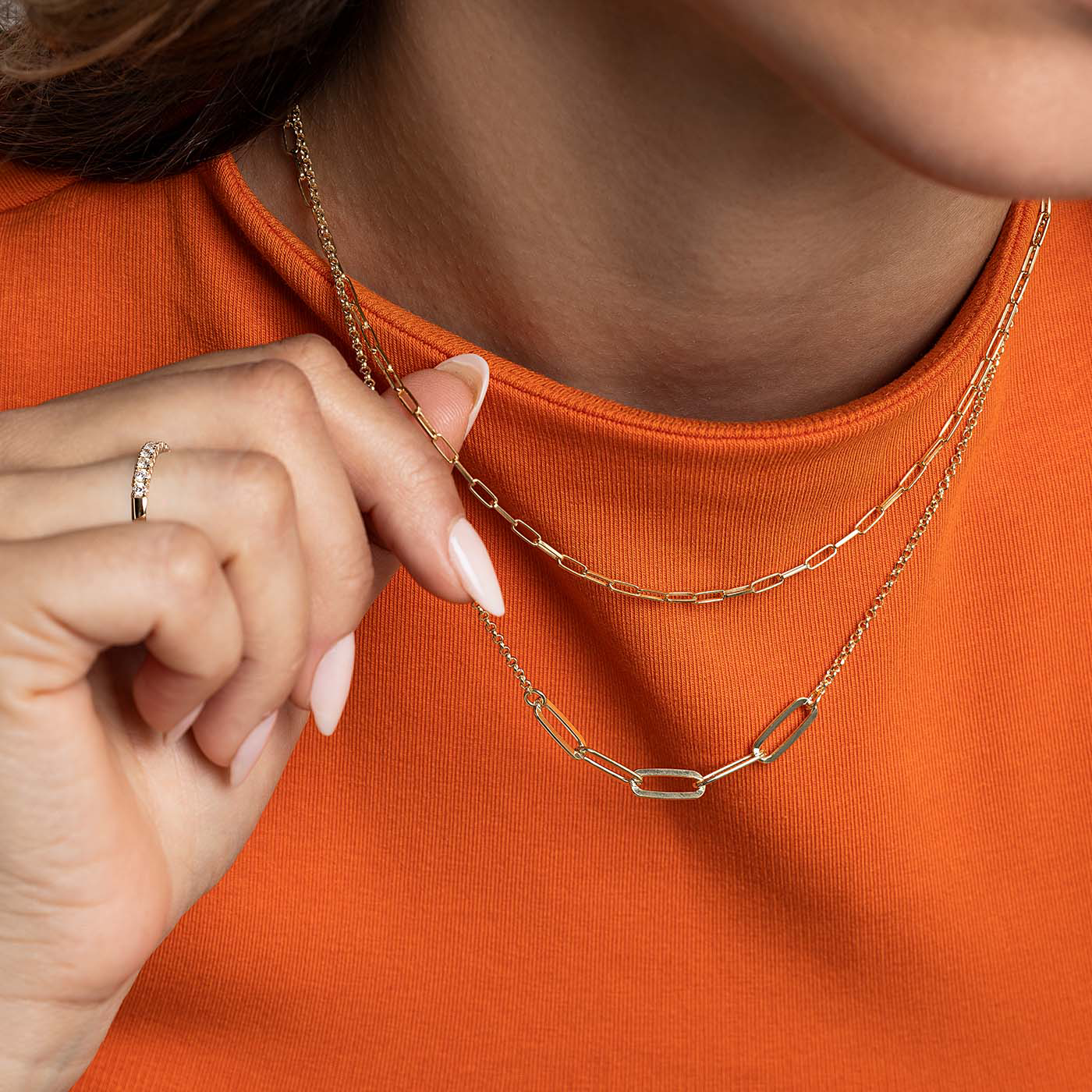 Kette 925er Silber vergoldet  Kette 925er Silber vergoldet