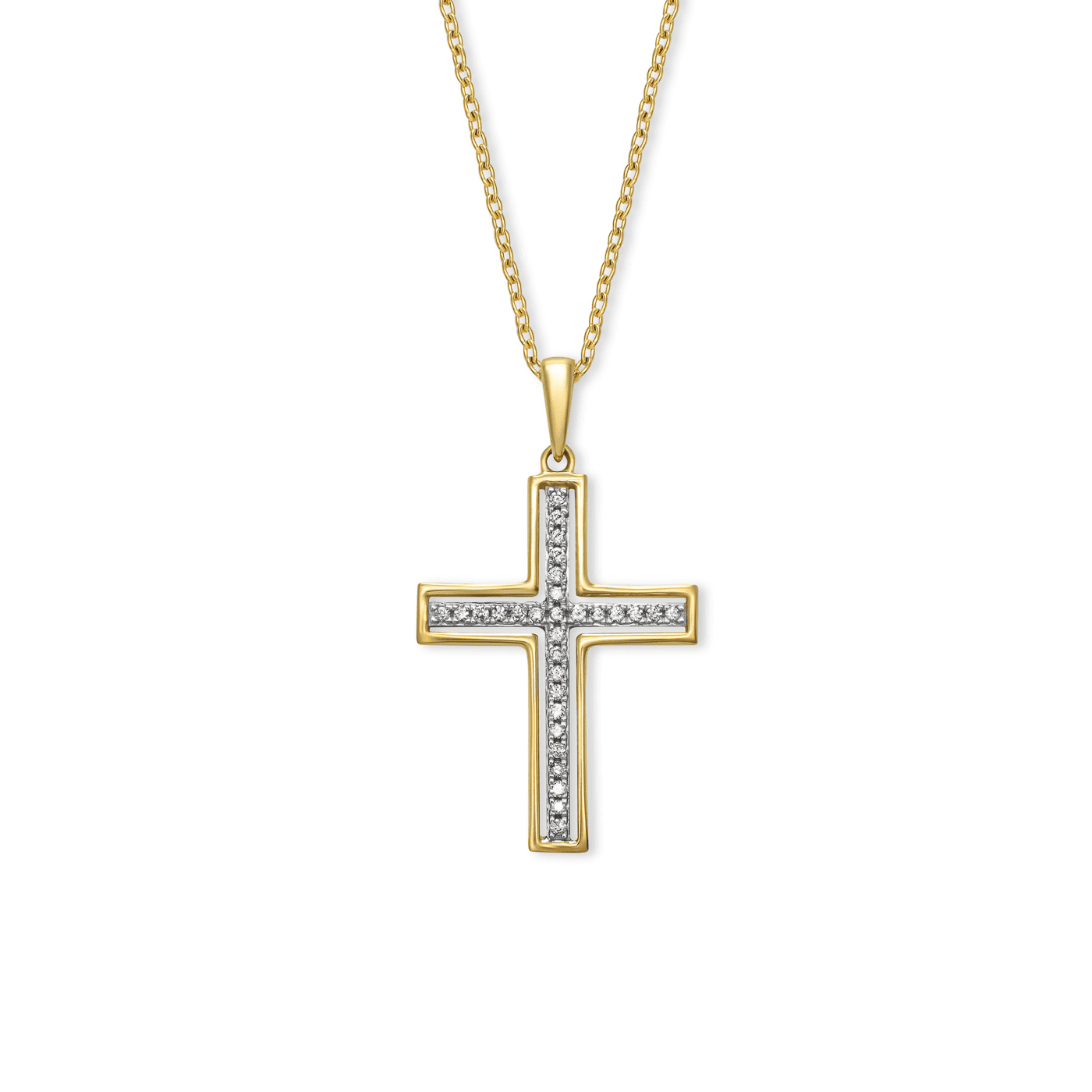 Kette Diamant zus. ca. 0,08 ct. 375er Gelbgold Dahlia Kette Diamant zus. ca. 0,08 ct. 375er Gelbgold Dahlia