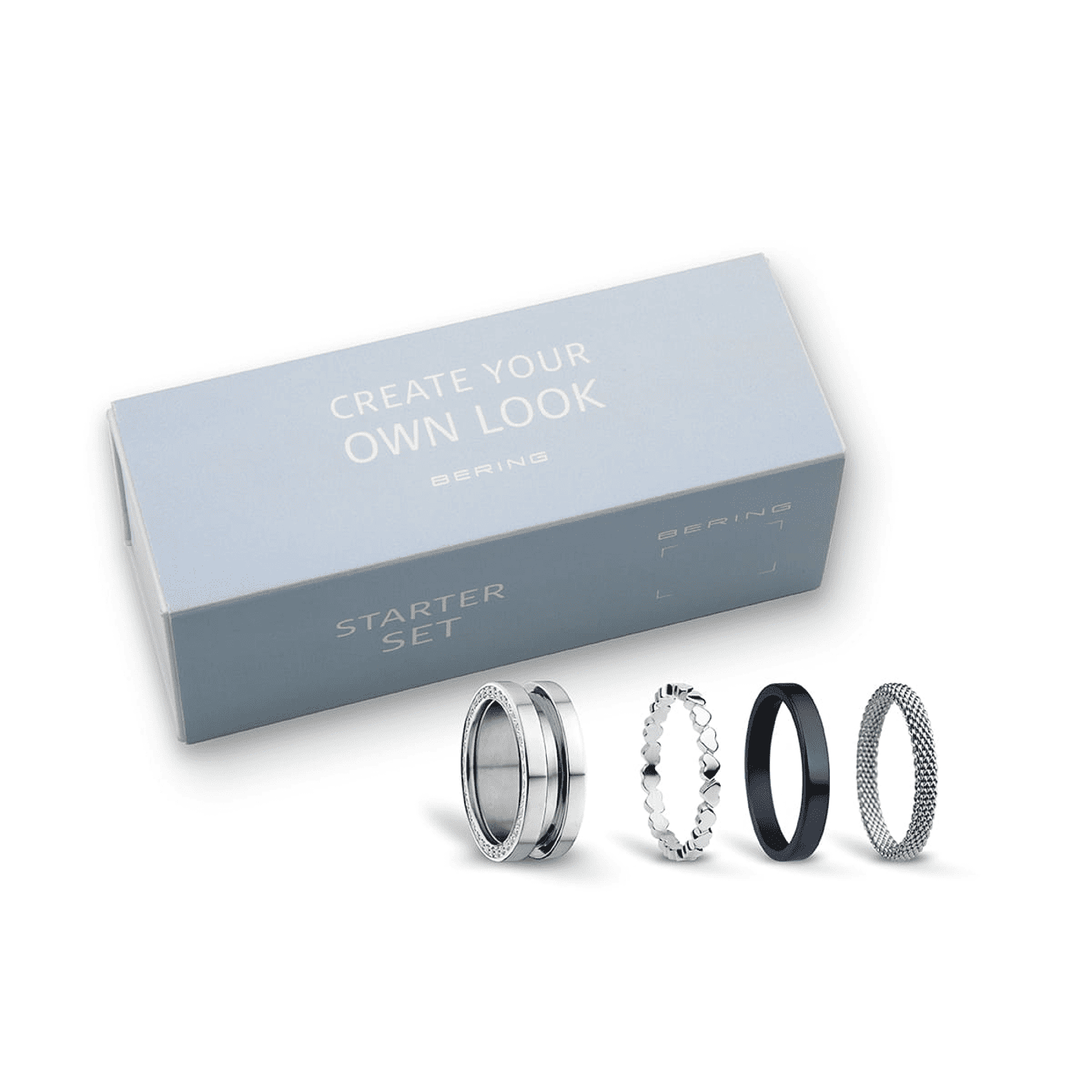 Ring Edelstahl bicolor Kombi