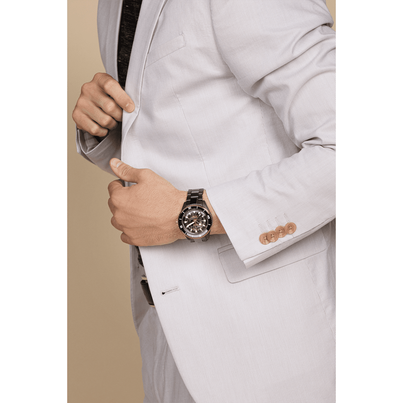 Captain Cook High-Tech Ceramic Automatik Uhr Captain Cook High-Tech Ceramic Automatik Uhr