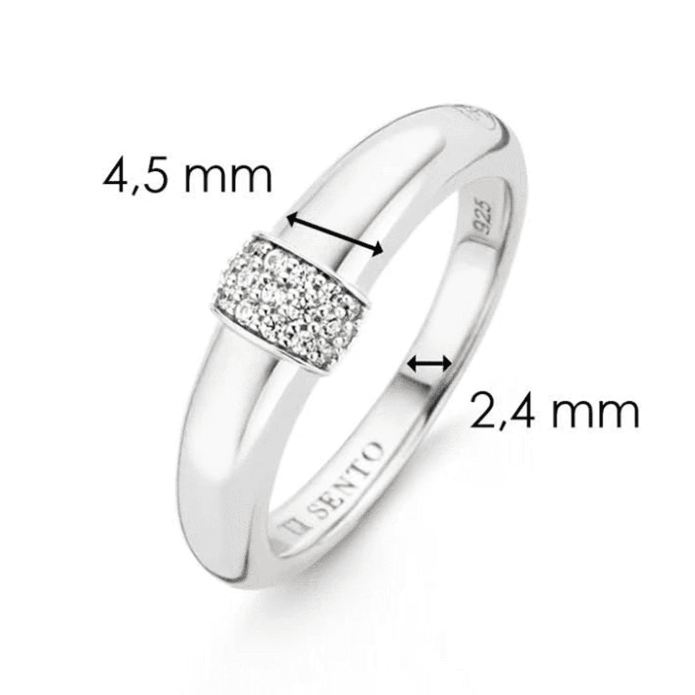 Ring Zirkonia 925er Silber Shimmering Lights Ring Zirkonia 925er Silber Shimmering Lights