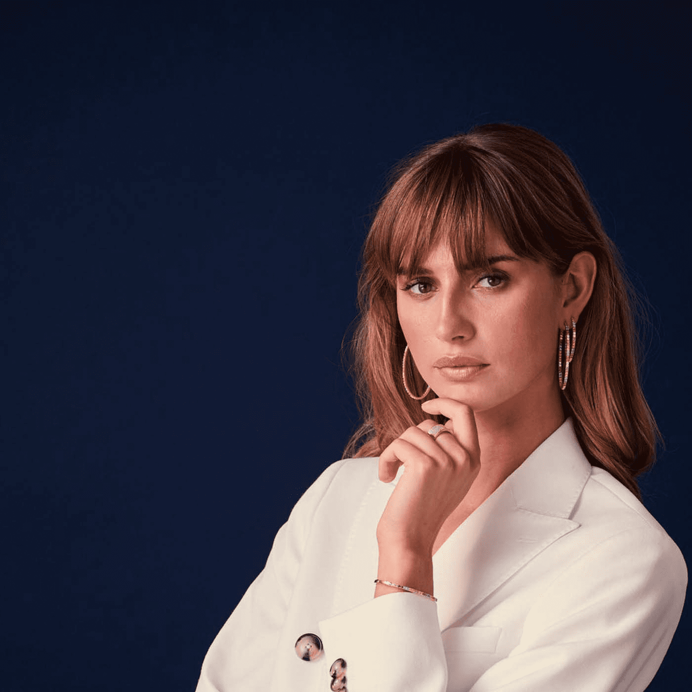 Ohrringe Zirkonia 925er Silber gelb vergoldet Ellisse Ohrringe Zirkonia 925er Silber gelb vergoldet Ellisse