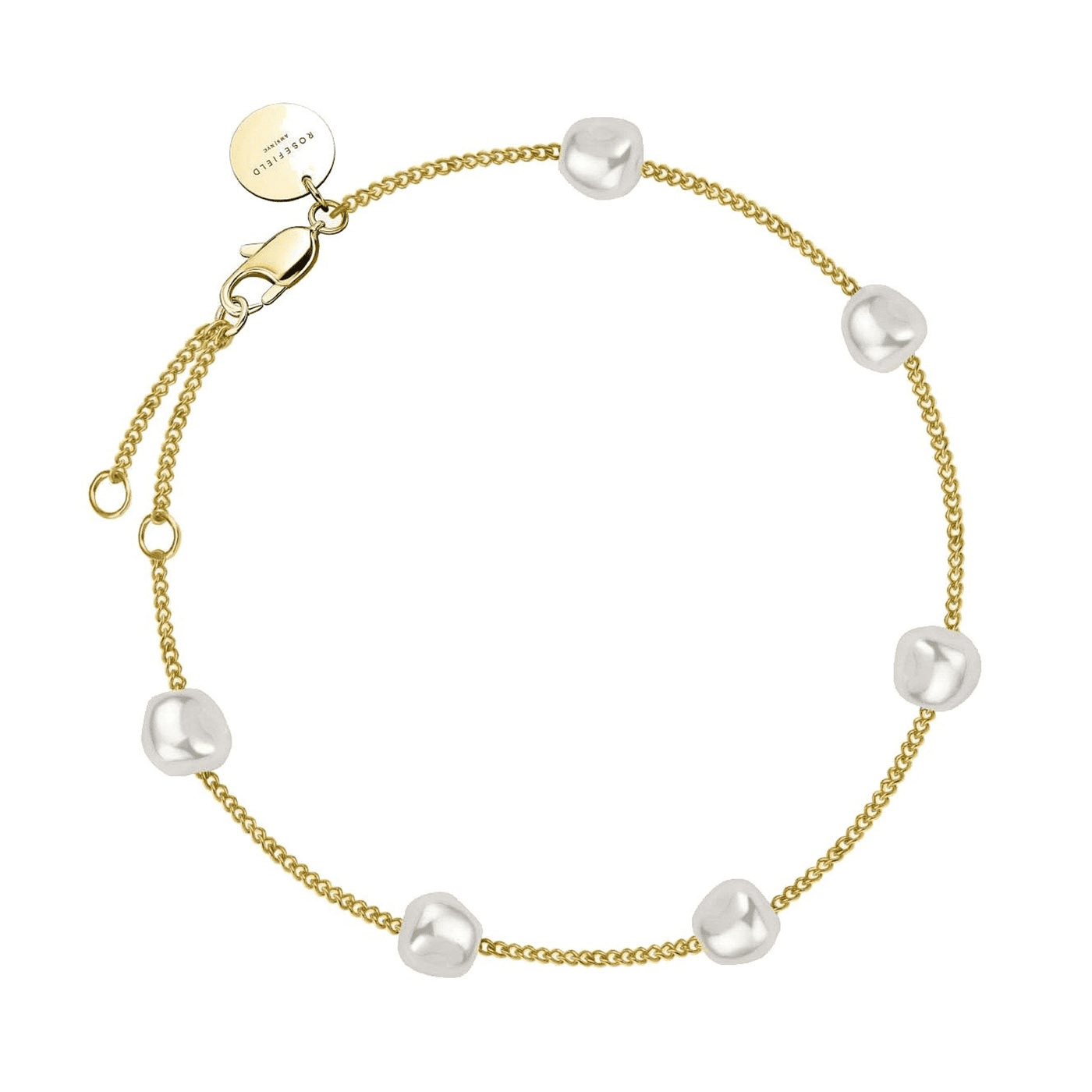 Armband Edelstahl gelb vergoldet Multi Pearl Armband Edelstahl gelb vergoldet Multi Pearl