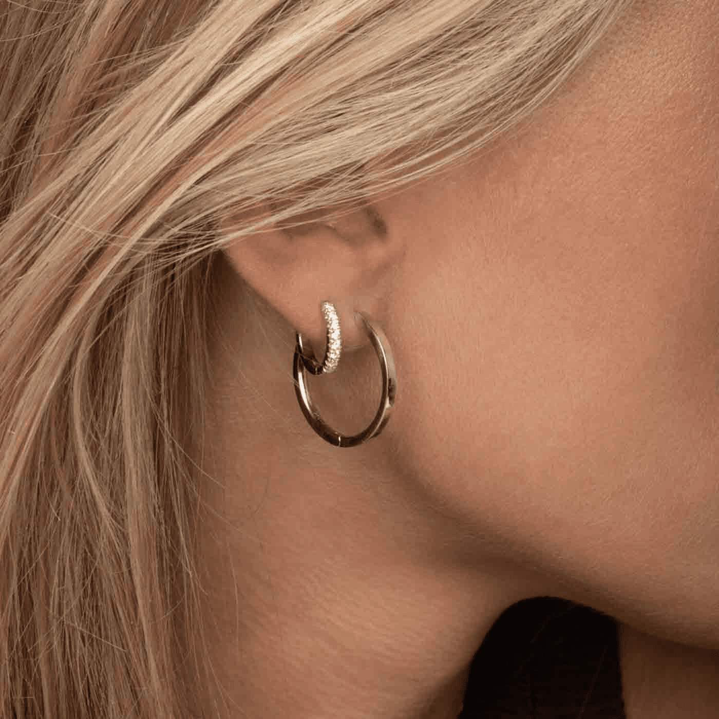 Ohrringe Zirkonia 925er Silber Ellisse