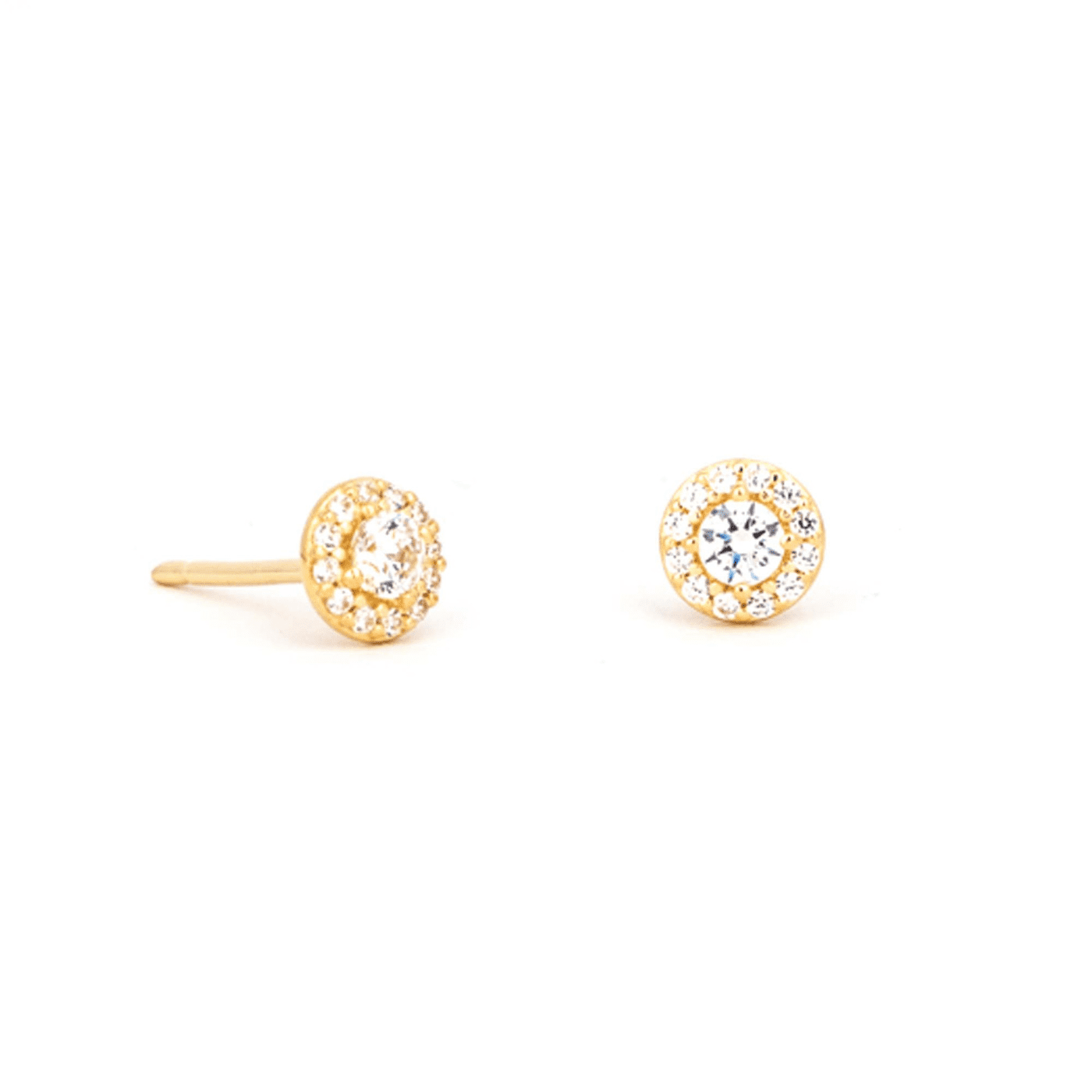 Ohrringe Zirkonia 375er bicolor  Ohrringe Zirkonia 375er bicolor