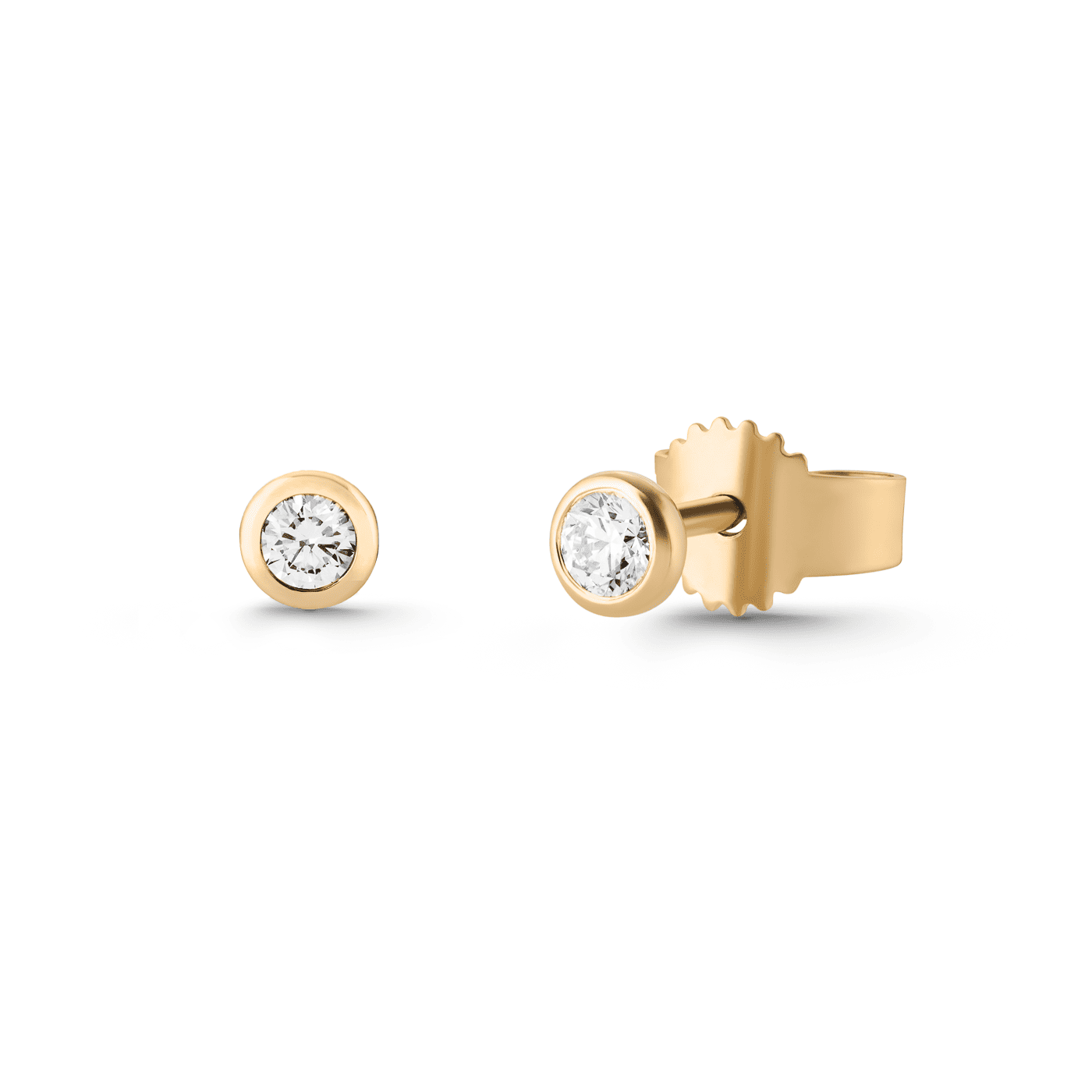 Ohrringe Diamant zus. ca. 0,15 ct. 585er Gelbgold In Love Solitär Ohrringe Diamant zus. ca. 0,15 ct. 585er Gelbgold In Love Solitär